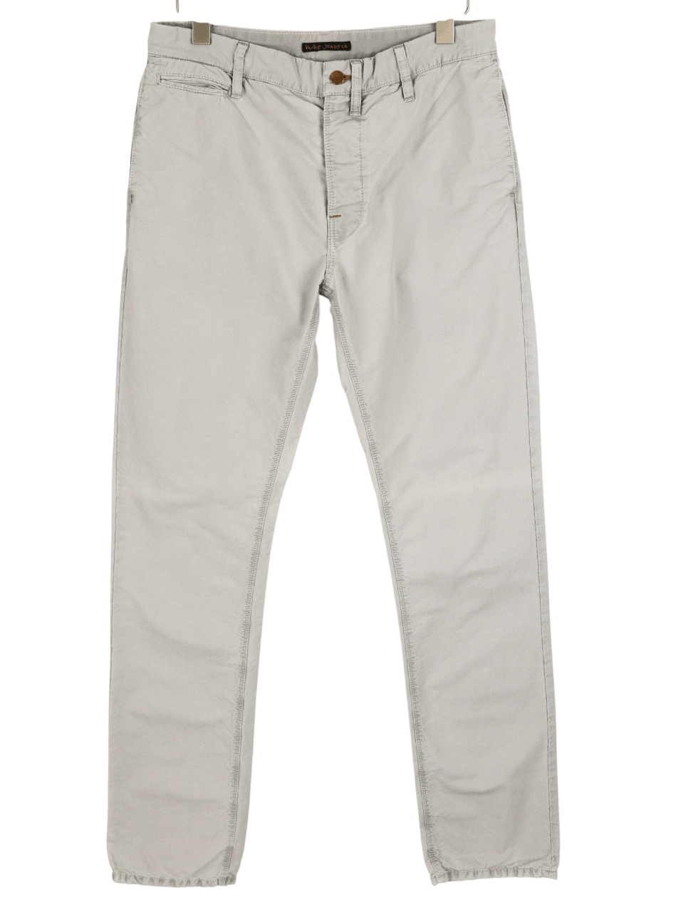 Nudie Jeans KHAKI REGULAR W32/L34 Organic Moon Dust Chino 82567 Size US 32 / EU 48 - 1 Thumbnail