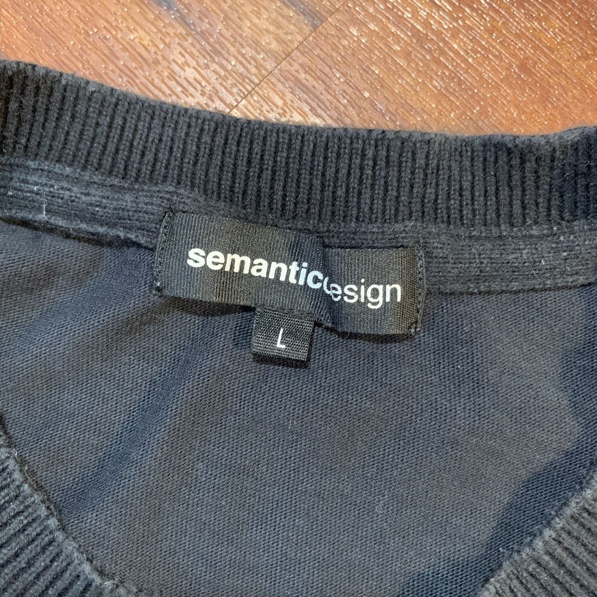 Japanese Brand × Vintage × semanticdesign Sematic Design Platstripe Tee Size US L / EU 52-54 / 3 - 4 Thumbnail