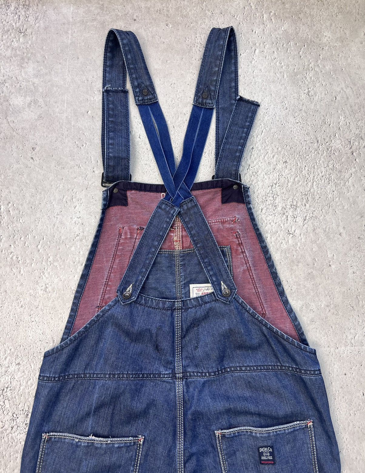 Diesel × Japanese Brand VINTAGE Y2K OVERALL DIESEL DISTRESSED HYPE Size US 32 / EU 48 - 17 Thumbnail