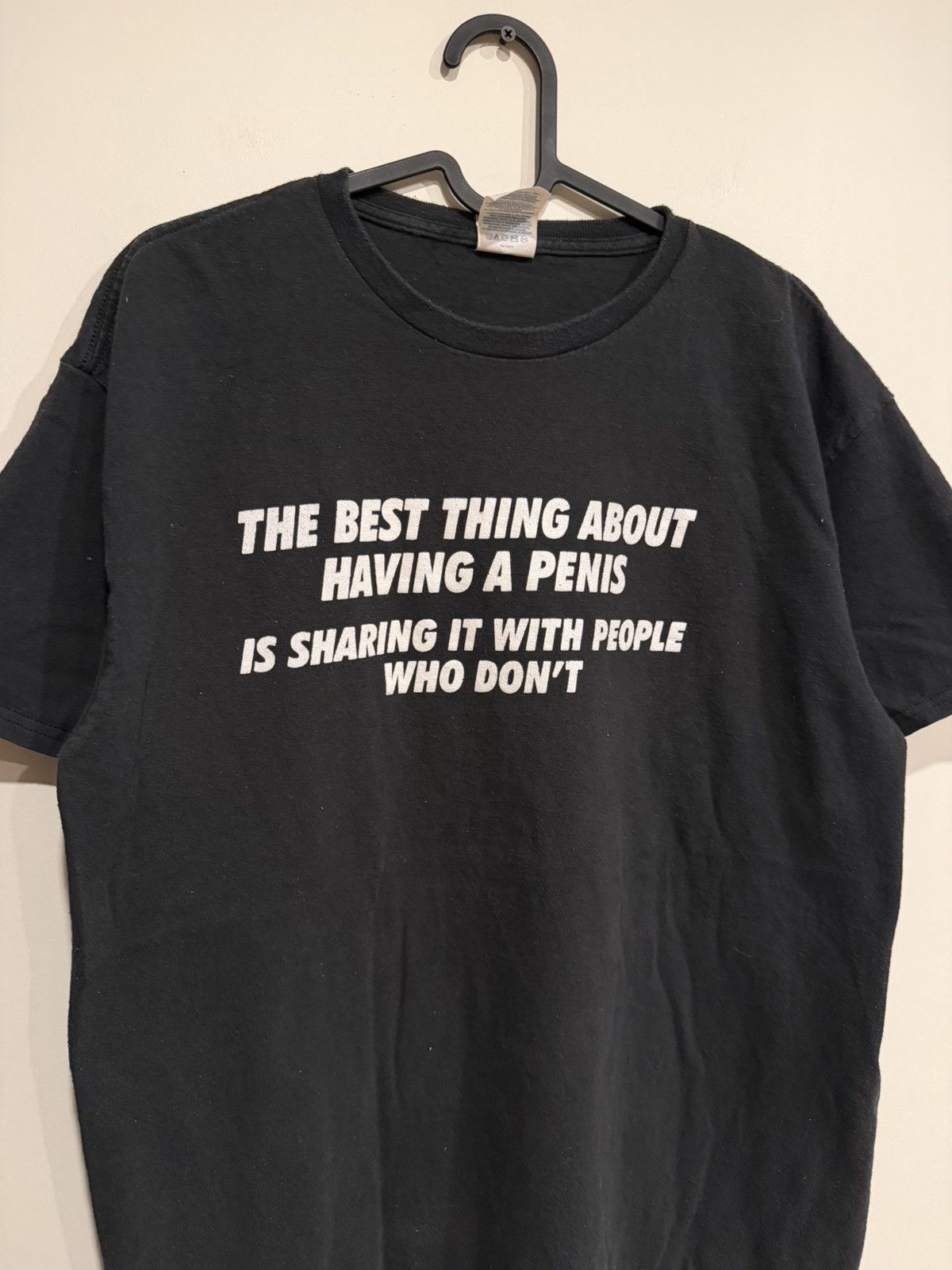 Delta Vintage Humour tshirt Size US L / EU 52-54 / 3 - 1 Thumbnail