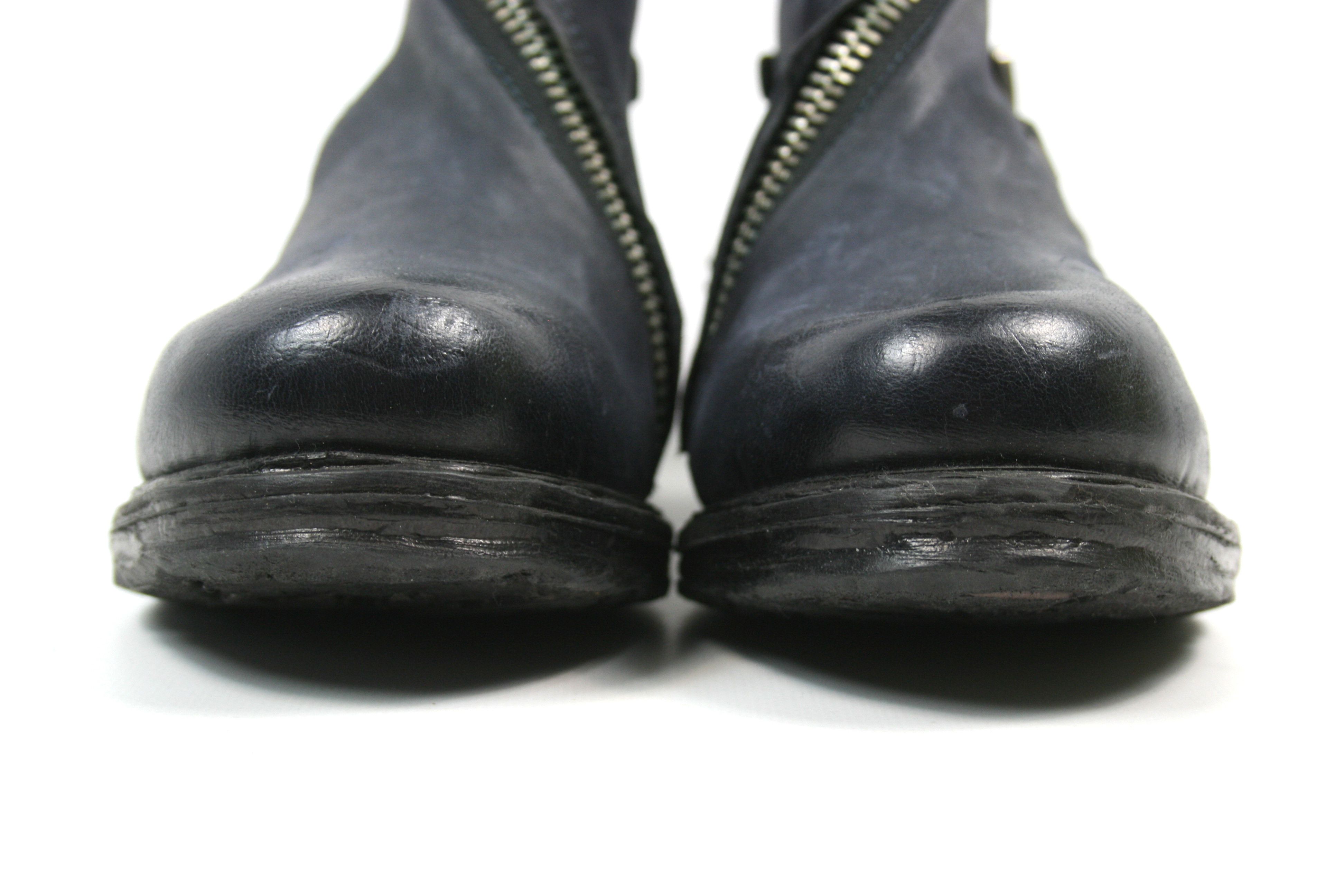 A.S.98 Zipped Front Grunge Biker Studded Boots Size US 7 / IT 37 - 5 Thumbnail