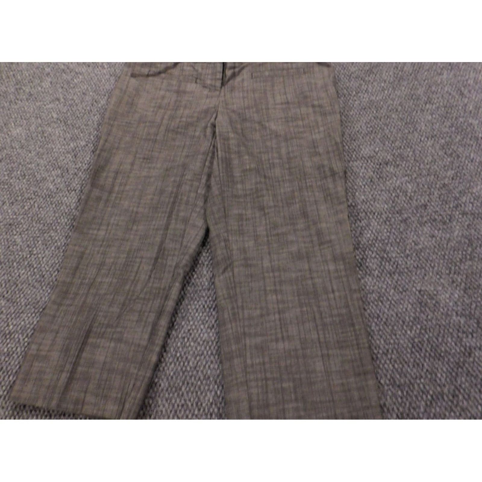 Apt. 9 Apt. 9 Womens Pants 8 Gray Ava Straight Regular Stretch Chino Casual Zip Crop Regular Inseam 21 in Womens Size 30" / US 8 / IT 44 - 7 Thumbnail