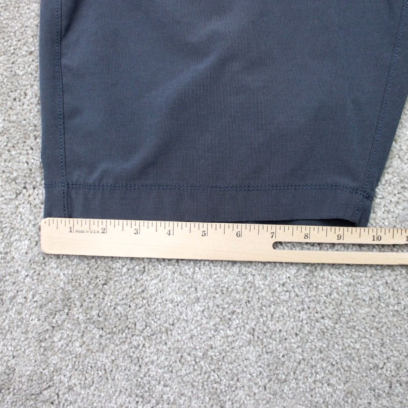 Vintage 7 Diamonds Performance Shorts Mens 33 Blue 10" Beacon Flat Front Stretch Casual Size US 33 - 4 Thumbnail
