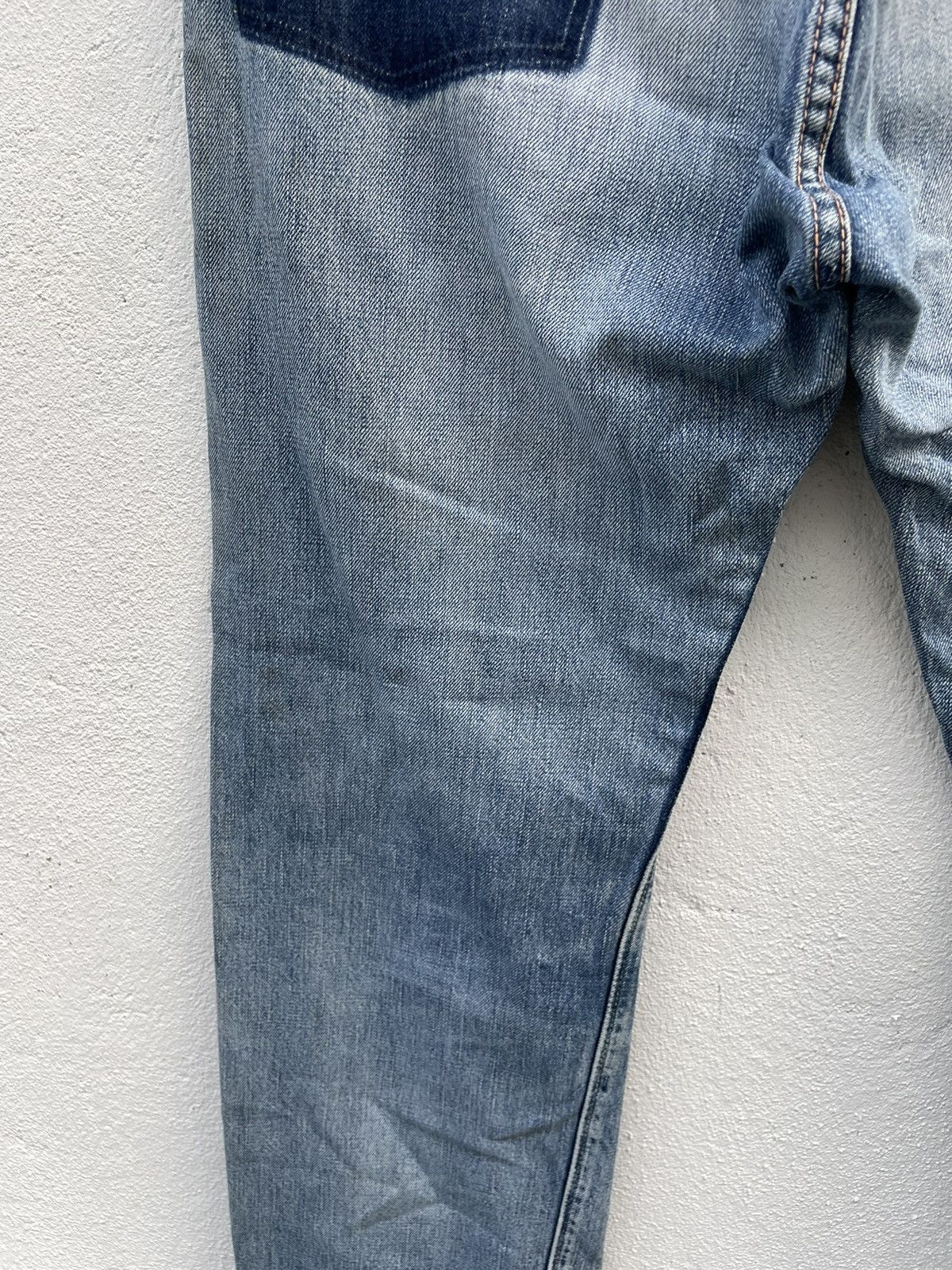 Full Count & Co. Vintage Full Count Distressed Selvedge Jeans Size US 30 / EU 46 - 13 Thumbnail