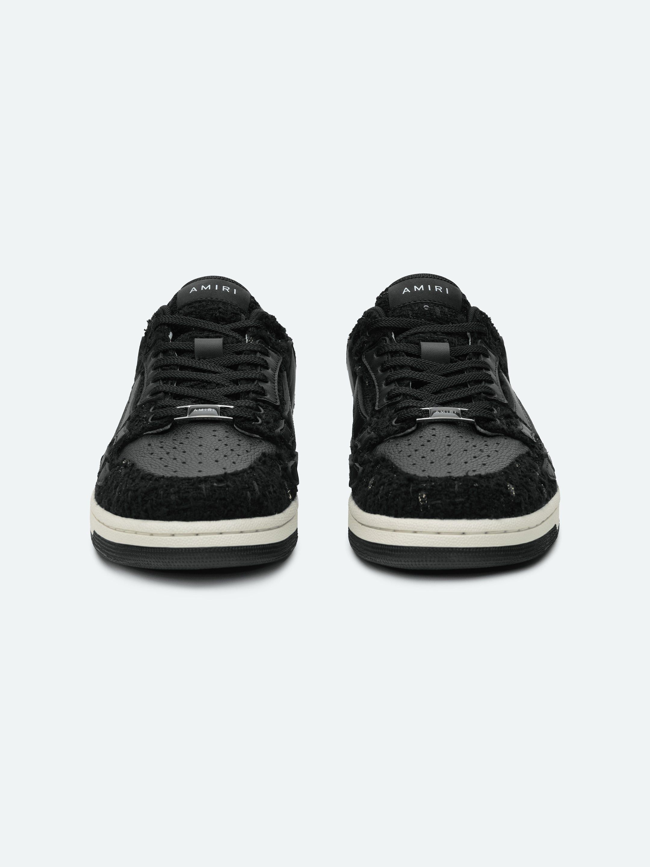Amiri o1s1wg110325 Buckle Skelton Low-Top Sneakers in Black Size US 9 / EU 42 - 3 Thumbnail