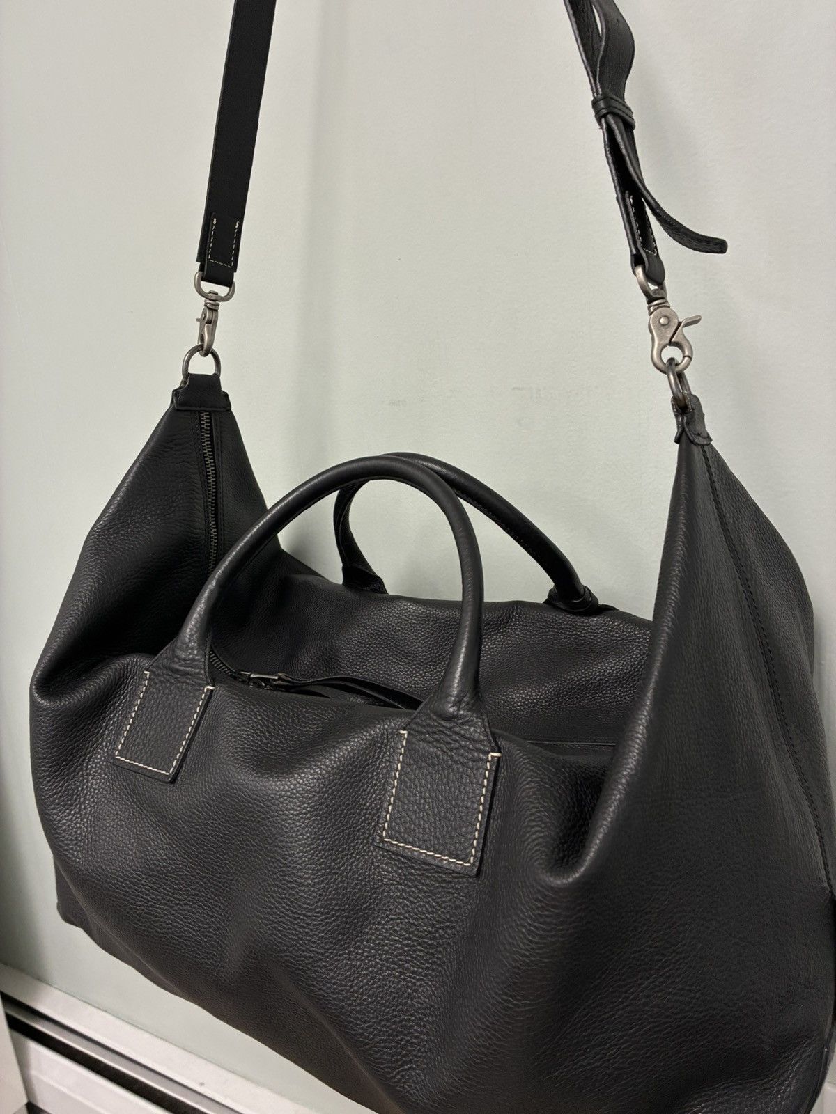 John Varvatos Vachetta Leather Duffle Bag Size ONE SIZE - 17 Thumbnail
