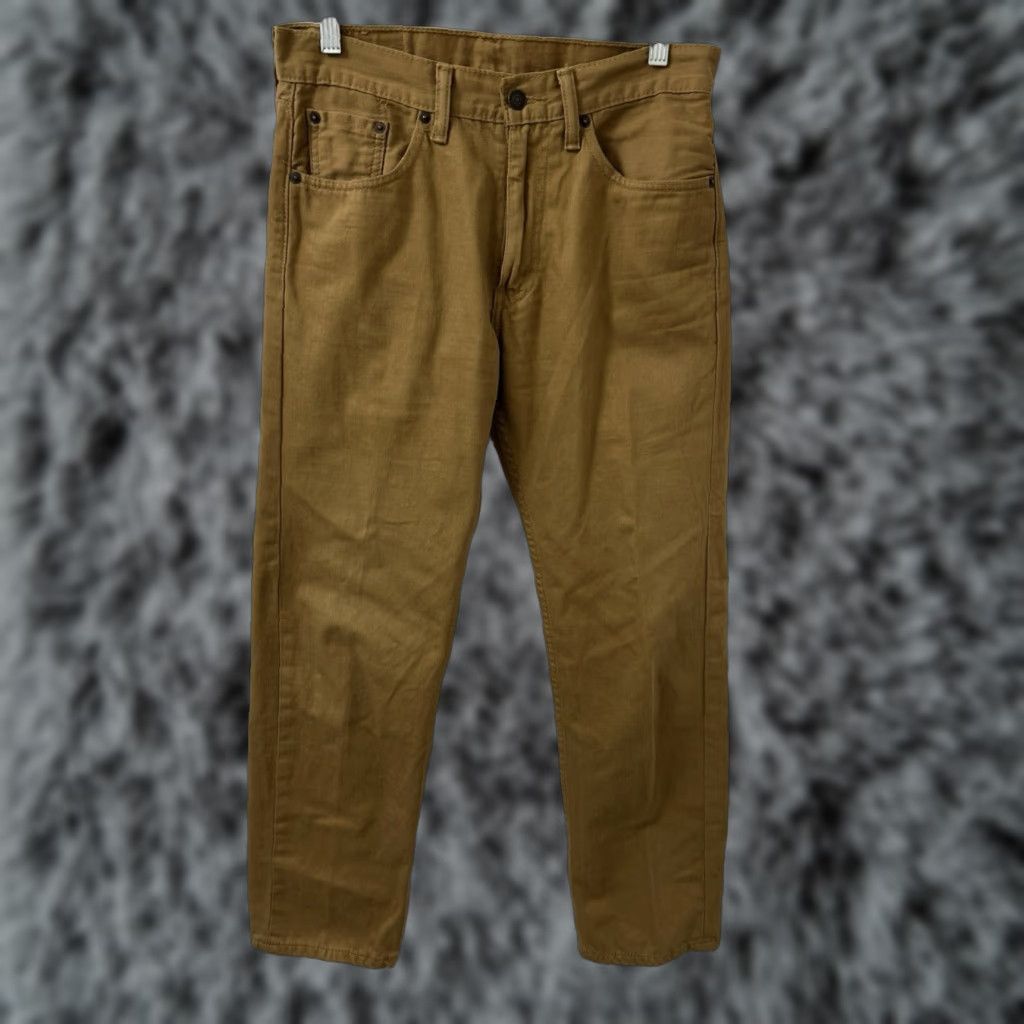 Vintage Levi Strauss 505 Pants Mens 30x30 Brown Regular Fit Khakis Trousers Corduroy Stress? 505 Model Size US 30 / EU 46 - 1 Thumbnail