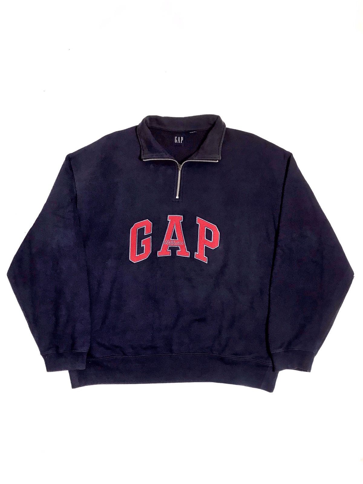 Vintage Y2K GAP Athletic Embroidery Vintage Halfzip Sweater Grailed