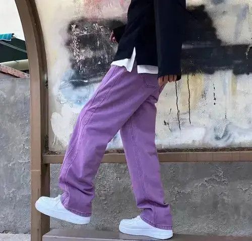 Hypebeast Purple vintage streetwear jeans Size US 32 / EU 48 - 1 Thumbnail
