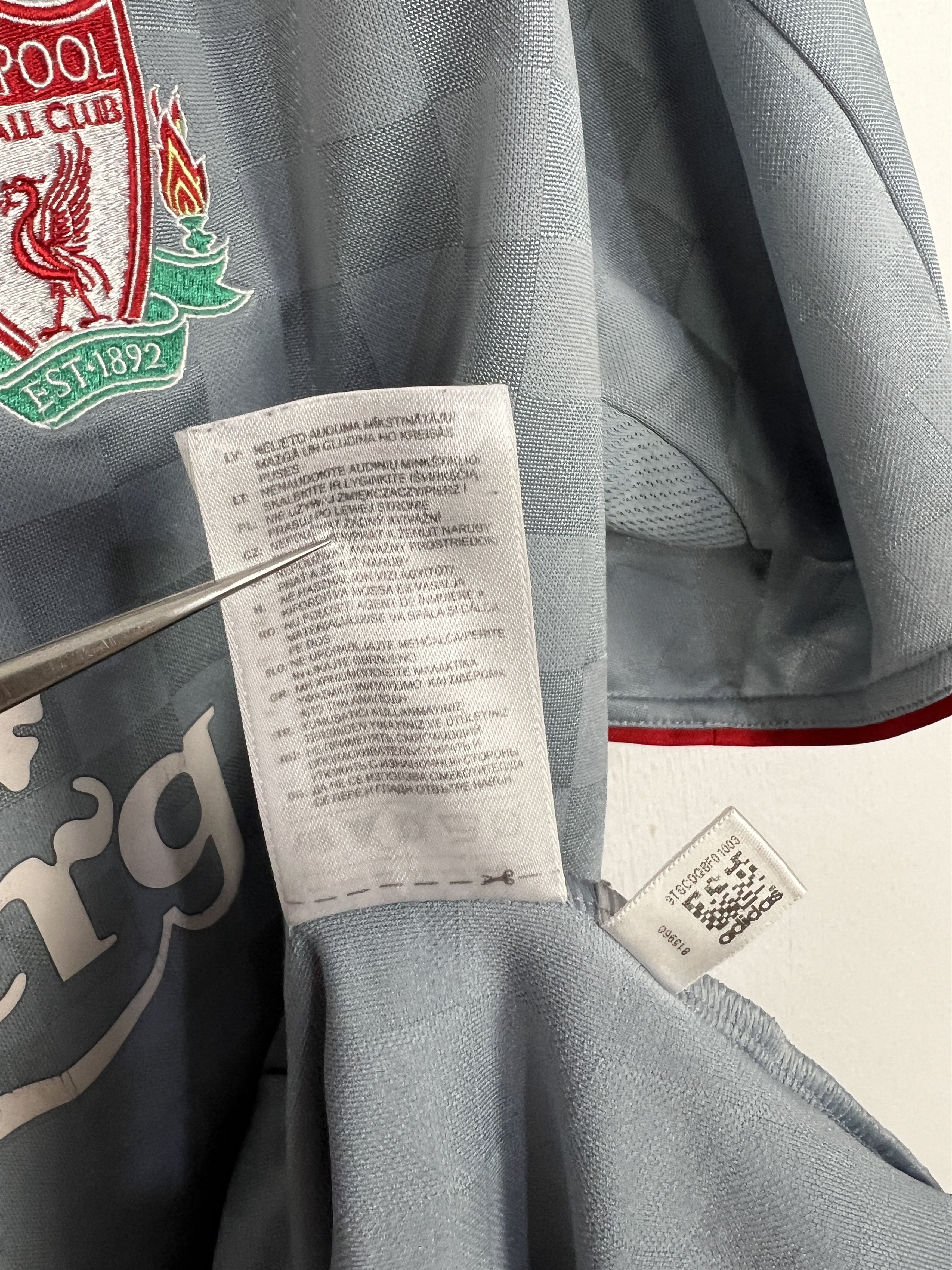 Adidas Liverpool Away football shirt 2008 Soccer Adidas Jersey Size US XL / EU 56 / 4 - 10 Thumbnail