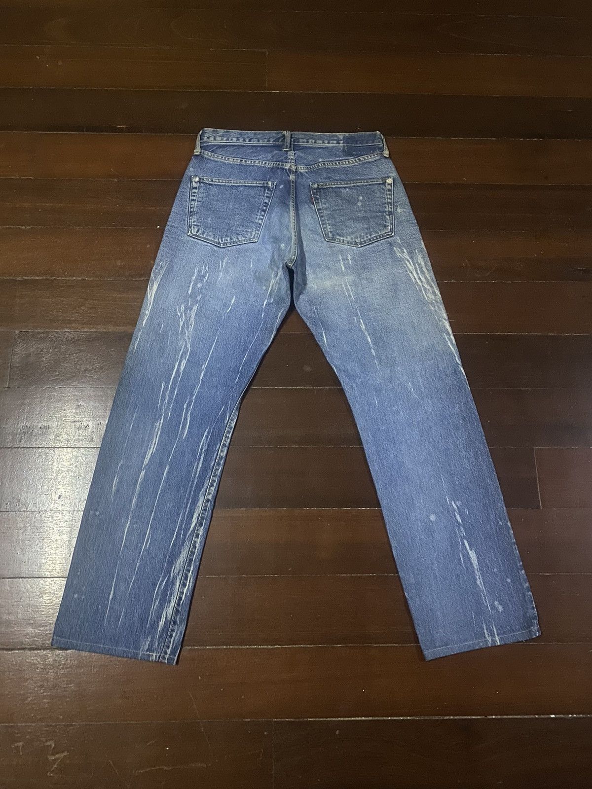 Warehouse FIRE 🔥 vintage DENIME JAPAN Selvedge Denim nice faded b1 Size US 33 - 10 Thumbnail