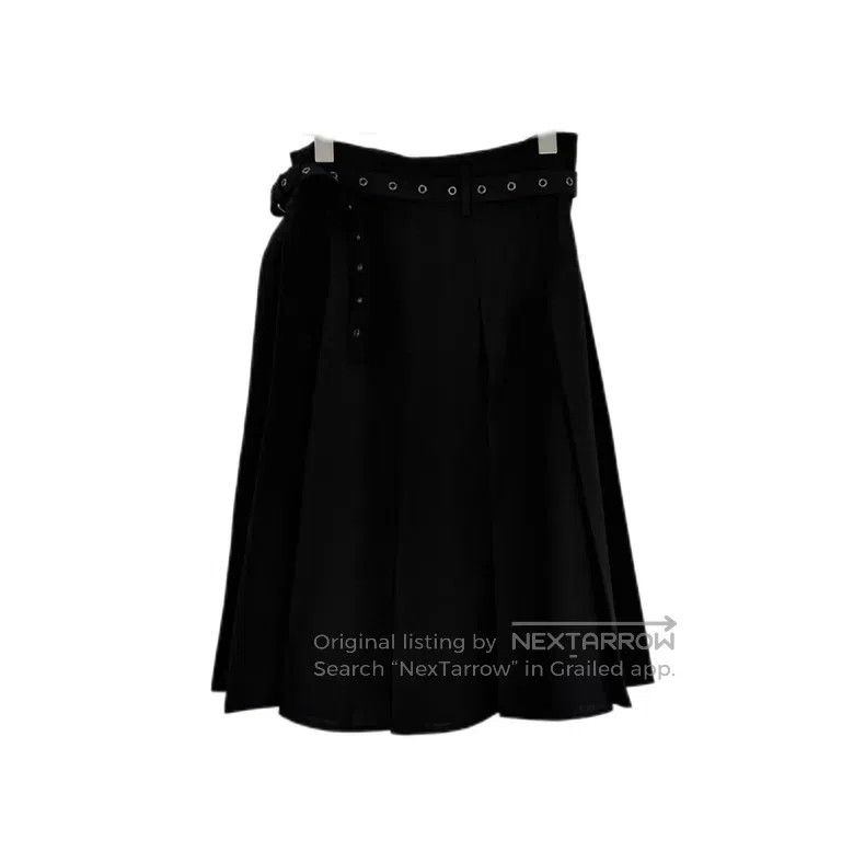 Dior Dior Black wool Mahai wool skirt Size 26" / US 2 / IT 38 - 2 Thumbnail