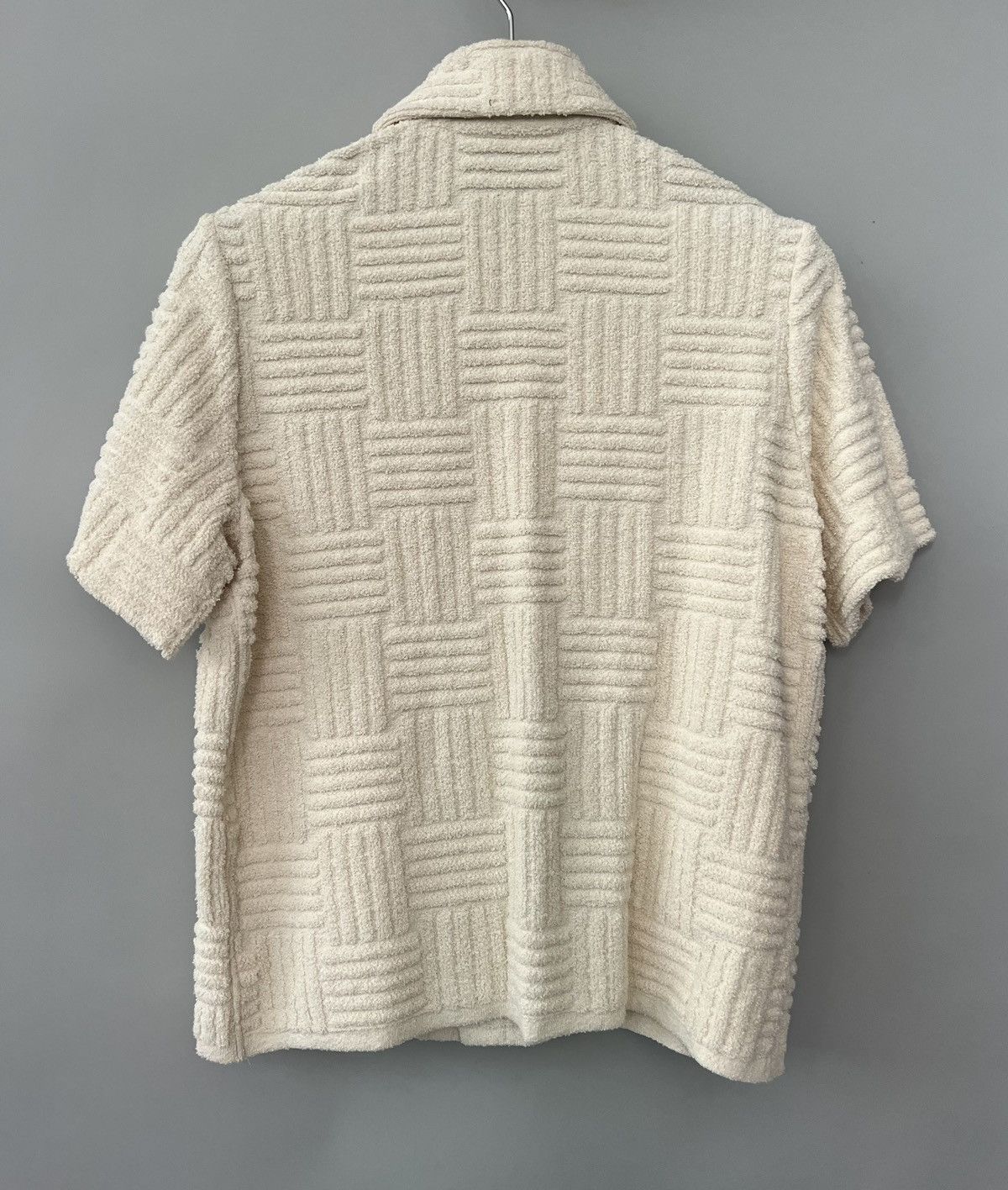 Bottega Veneta Bottega Veneta Cream Intreccio Terry Shirt Size US S / EU 44-46 / 1 - 6 Thumbnail