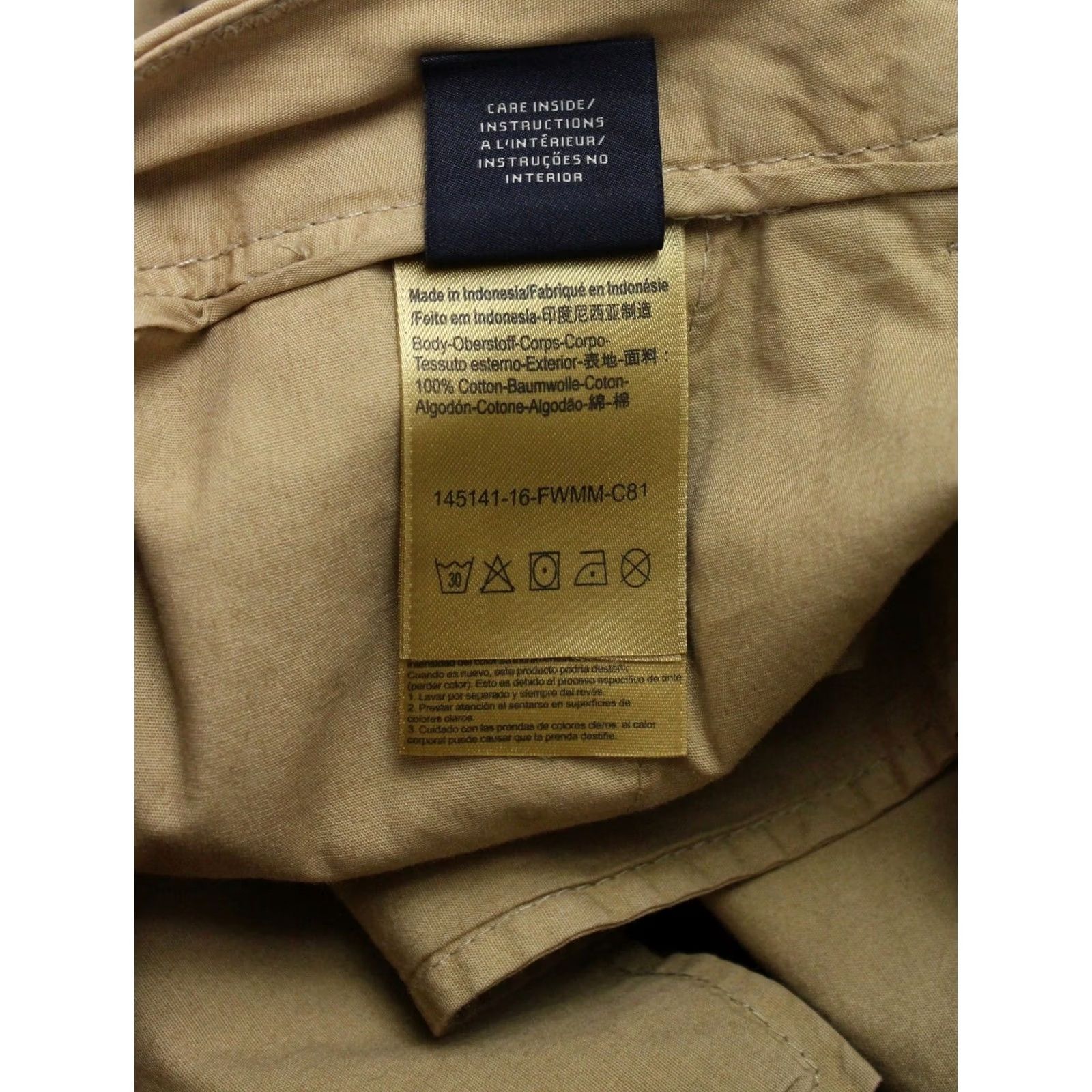 Scotch & Soda SCOTCH & SODA Shorts Men W29 Chino Zip Fly Pockets Casual Brown Size US 29 - 8 Thumbnail
