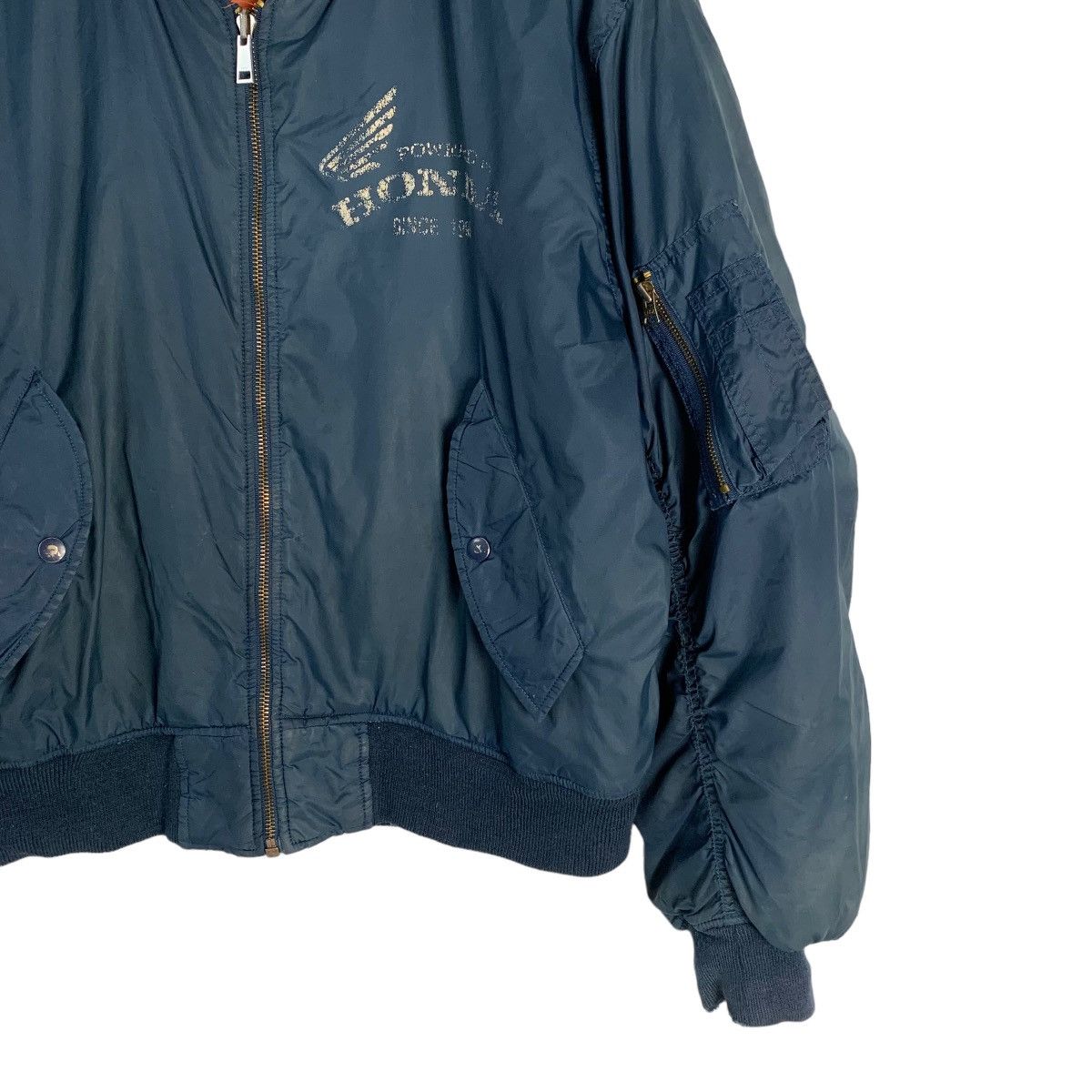 Japanese Brand Phantom Military Honda USAF MA-1 Flying Jacket Size US L / EU 52-54 / 3 - 3 Thumbnail