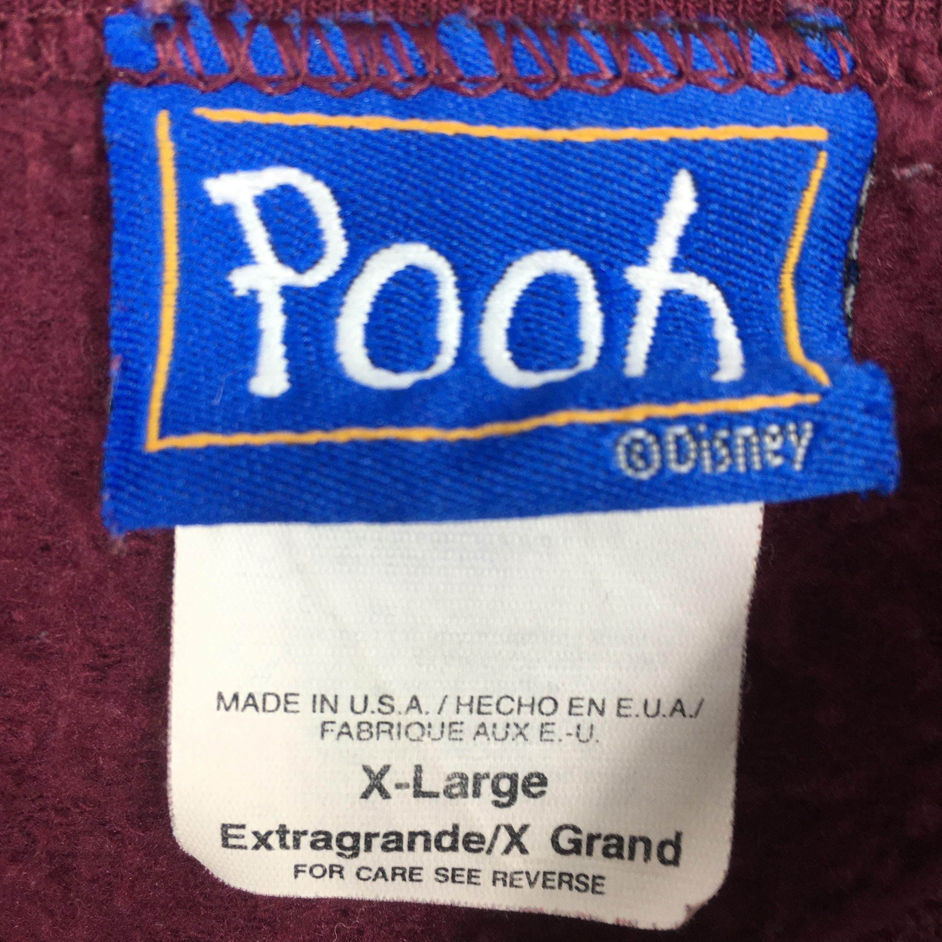 Cartoon Network Vintage 90s Winnie The Pooh Sweatshirt XLarge Size US XL / EU 56 / 4 - 5 Thumbnail