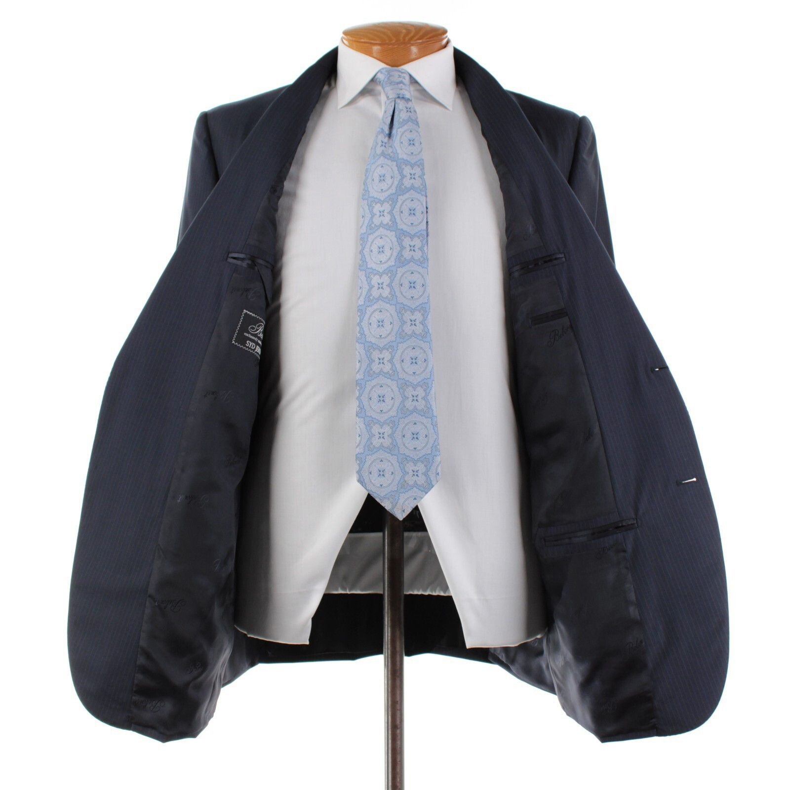 Belvest Belvest Suit Size US 44 Long in Blue Size 44R - 7 Thumbnail