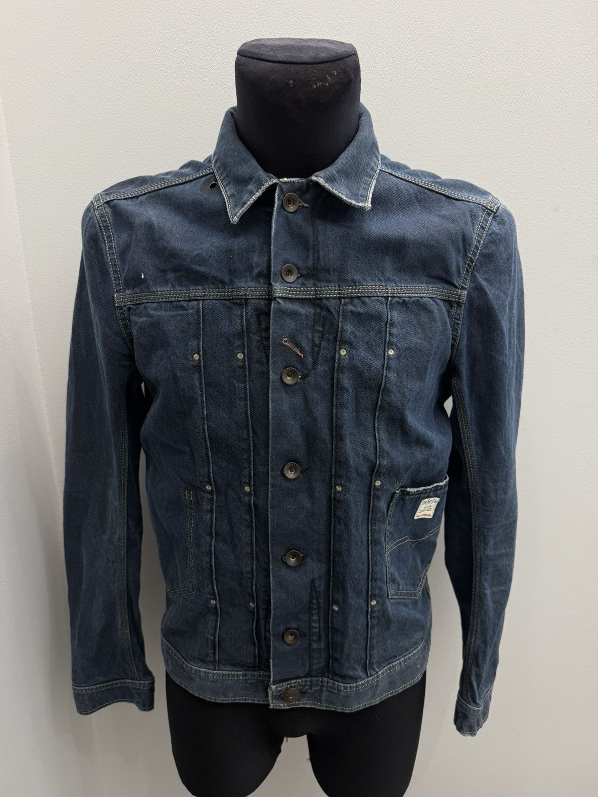 Diesel Vintage Y2K Diesel Smile In Life Denim Jacket Size US L / EU 52-54 / 3 - 2 Thumbnail