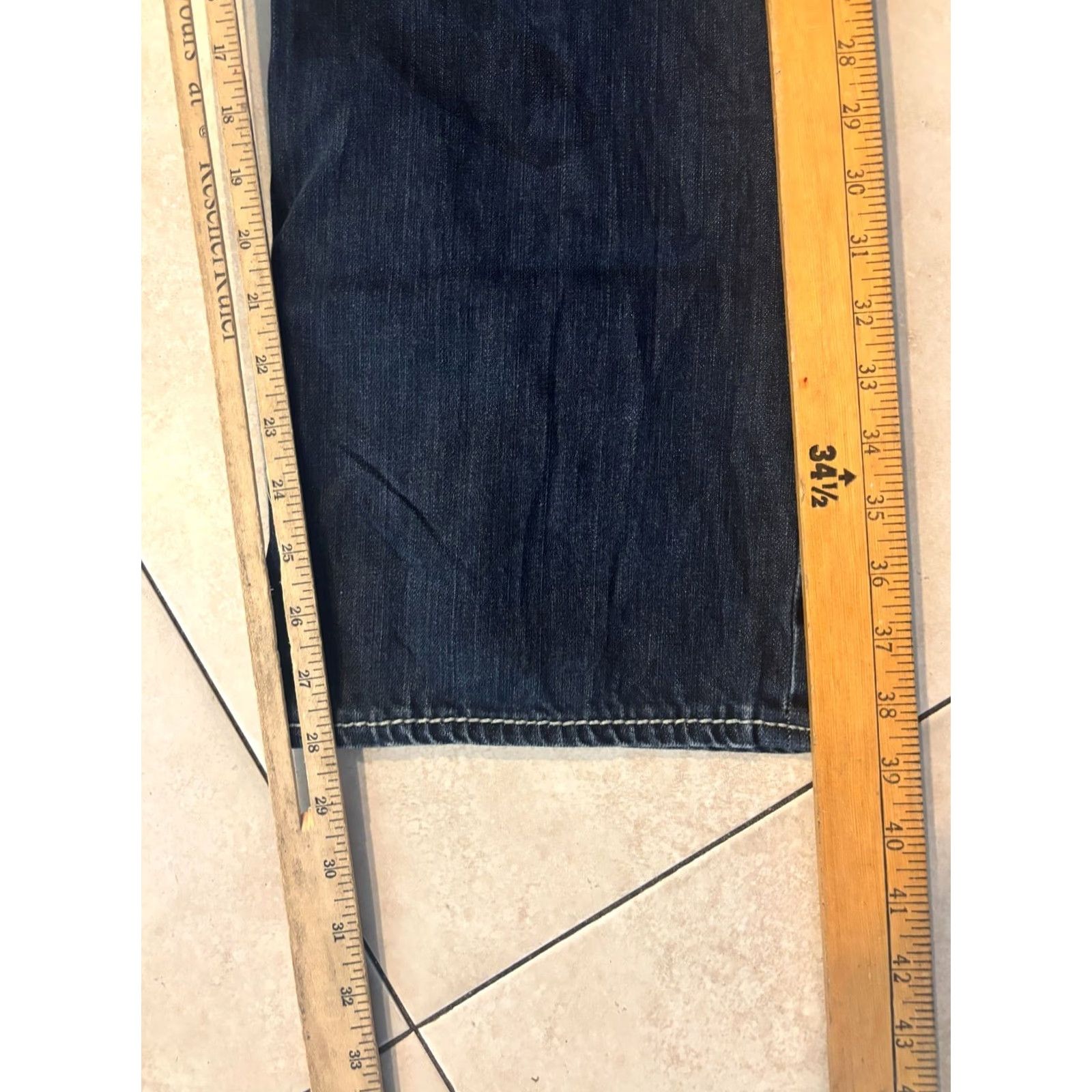 Vintage Buckle BKE Tyler Jeans Straight Relaxed 31 Blue Denim Men's Size 31 5206 Size US 31 - 7 Thumbnail