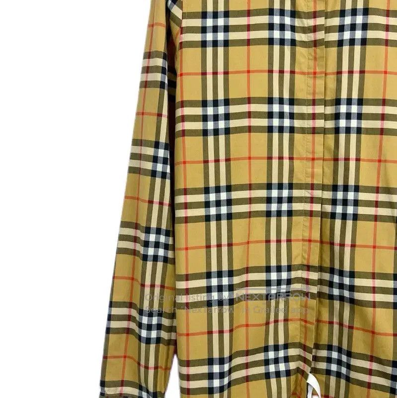Burberry Burberry XS Long Sleeve Khaki Shirt. Size XS / US 0-2 / IT 36-38 - 4 Thumbnail