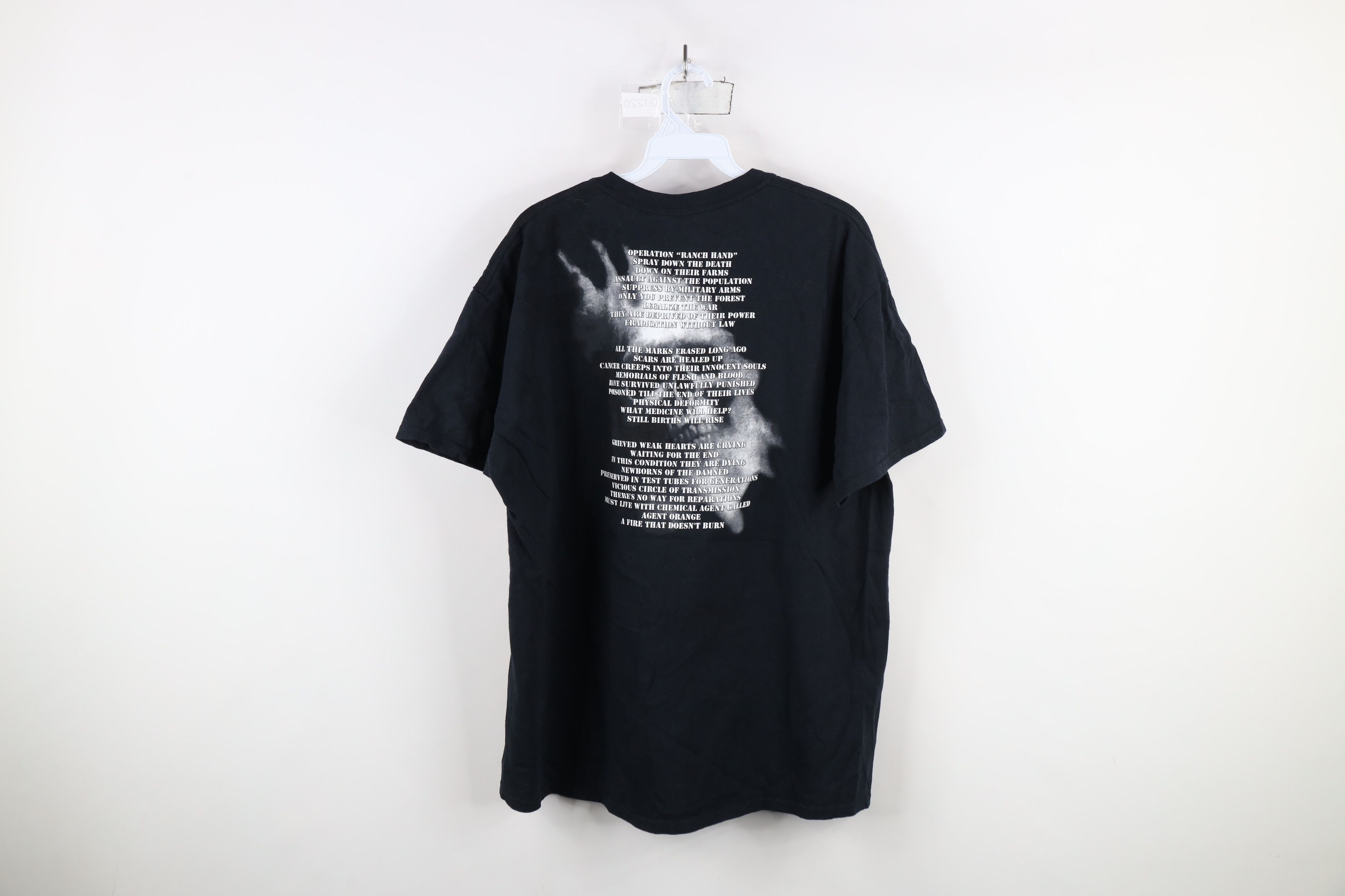 Vintage Retro Y2K Spell Agent Orange Sodom Band Short Sleeve T-Shirt Size US XL / EU 56 / 4 - 13 Thumbnail