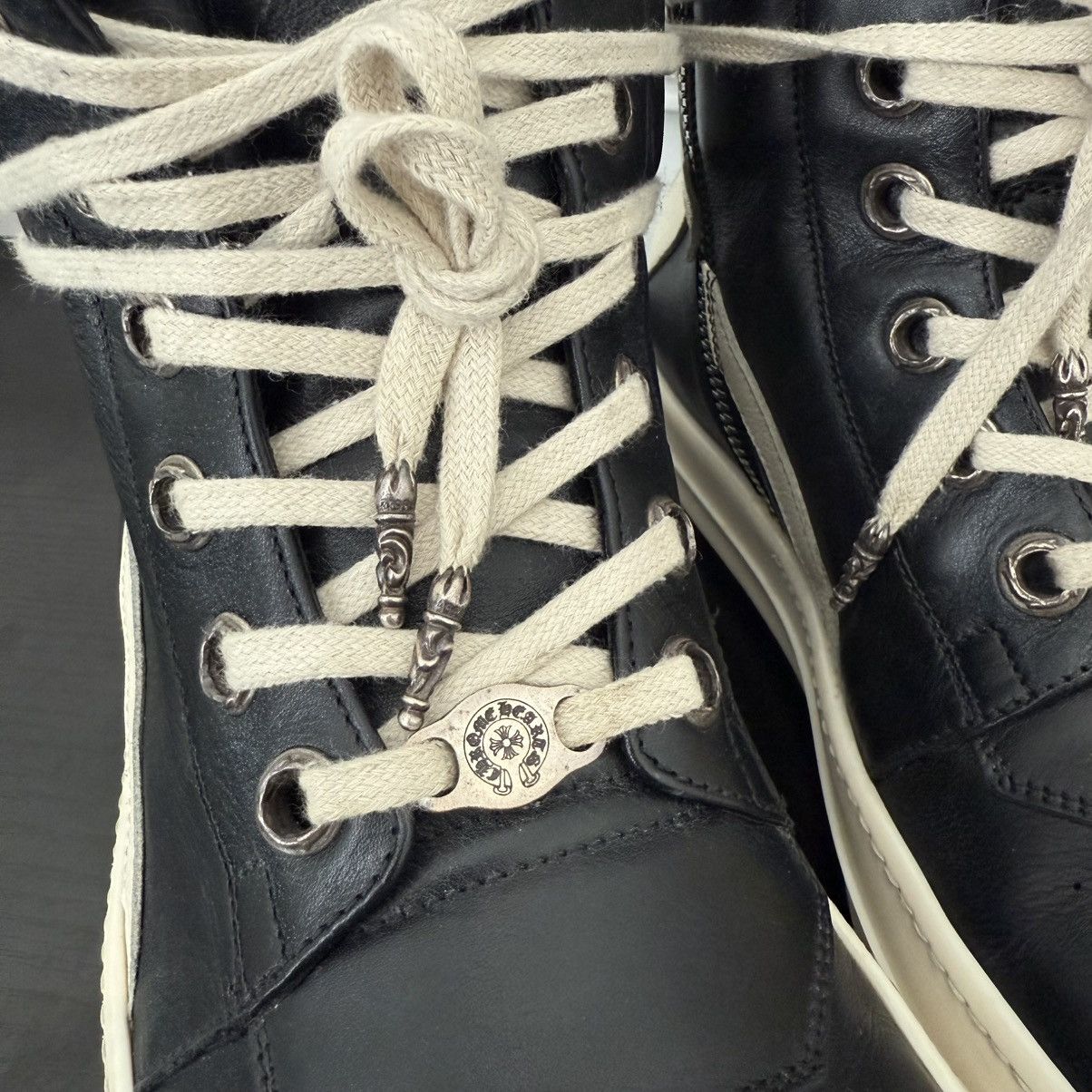 Chrome Hearts × Rick Owens Chrome Hearts Geobaskets Size US 10 / EU 43 - 4 Thumbnail