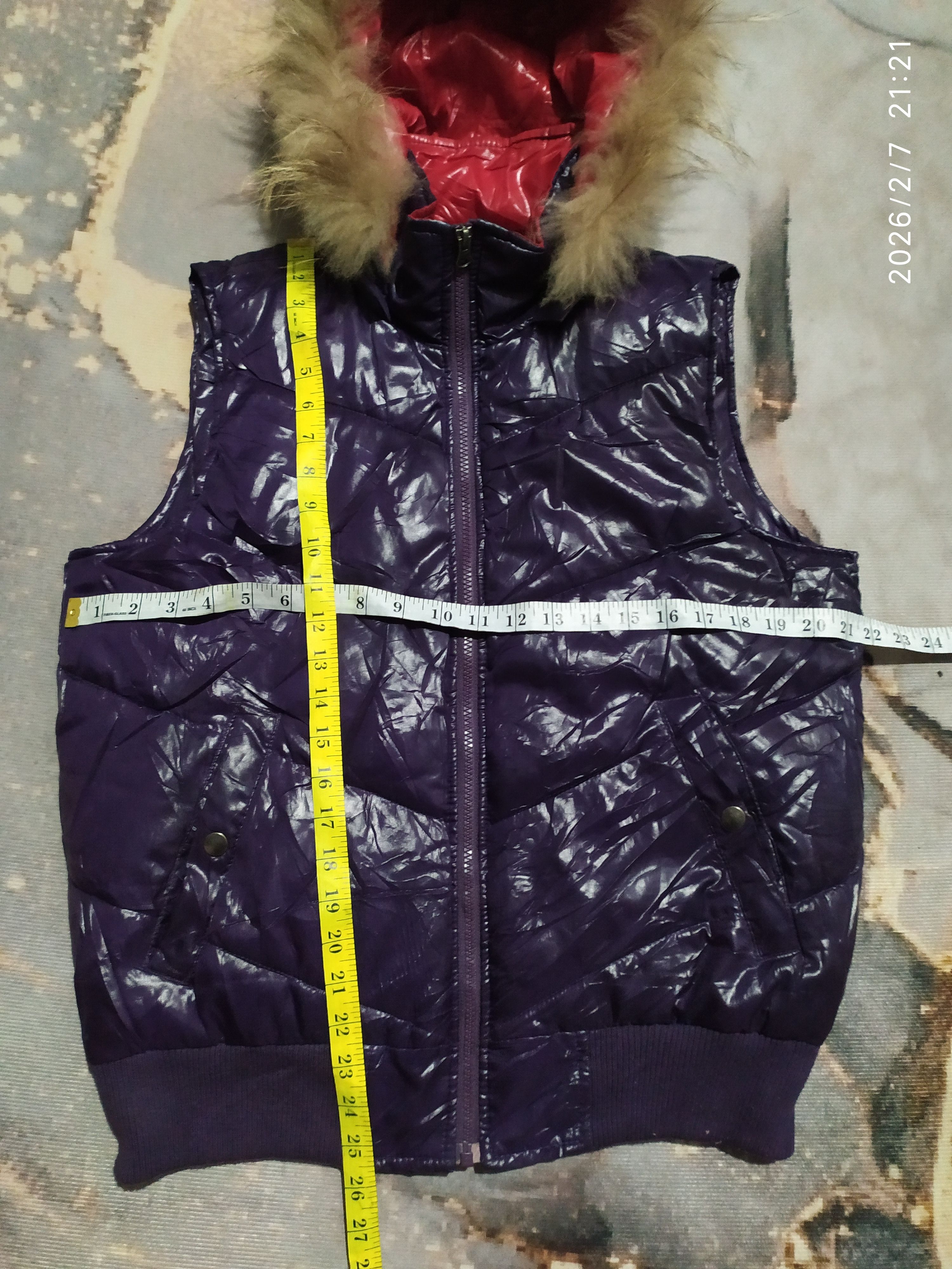 If Six Was Nine Lgb Style 2000’s Villand Vest Puffer Fur Jacket Size US L / EU 52-54 / 3 - 5 Thumbnail