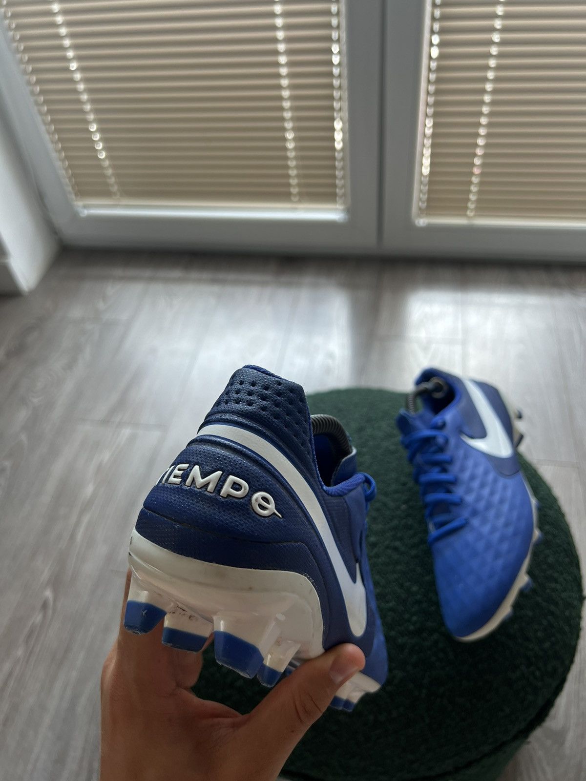 Nike ‼️Nike Tiempo Legend Swoosh 8 Pro FG Hyper Royal Elite Boots‼️ Size US 9 / EU 42 - 13 Thumbnail