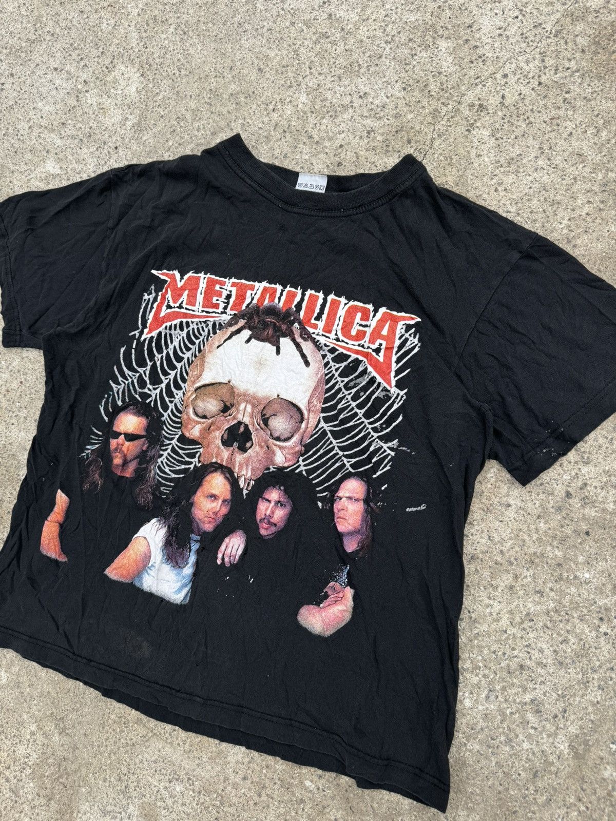 Band Tees × Metallica × Vintage RARE METALLICA Y2K VINTAGE BAND 90s TSHIRT TEE GRUNGE ROCK Size US S / EU 44-46 / 1 - 2 Thumbnail