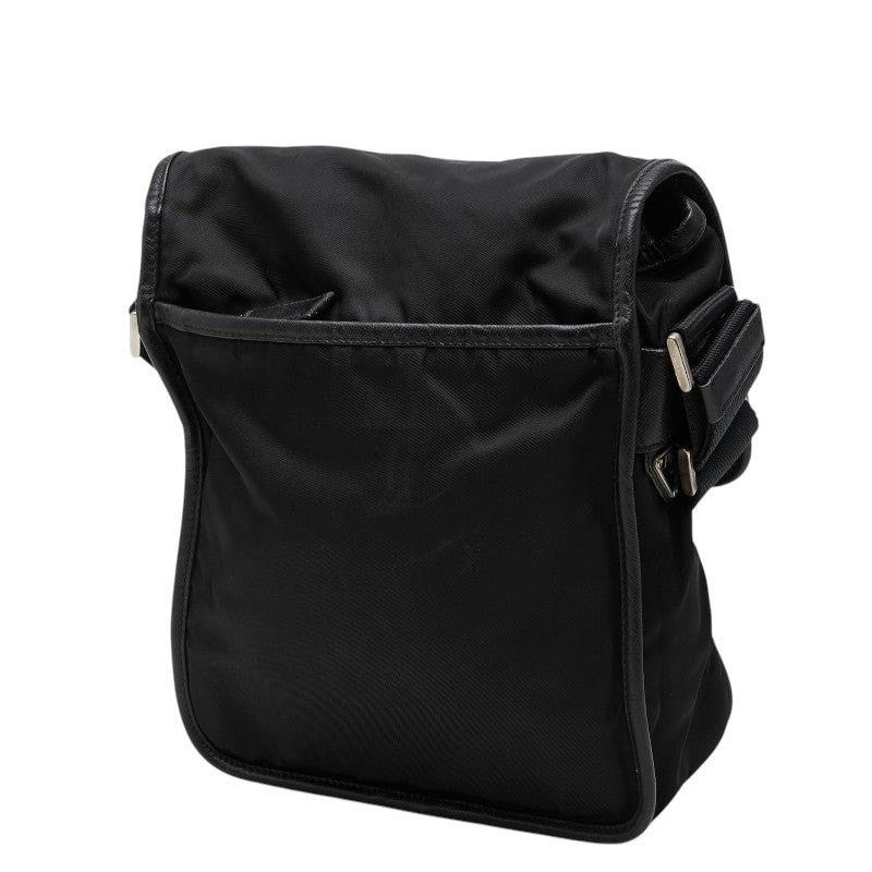 Prada Prada Nylon Logo Shoulder Bag Black Size ONE SIZE - 9 Thumbnail