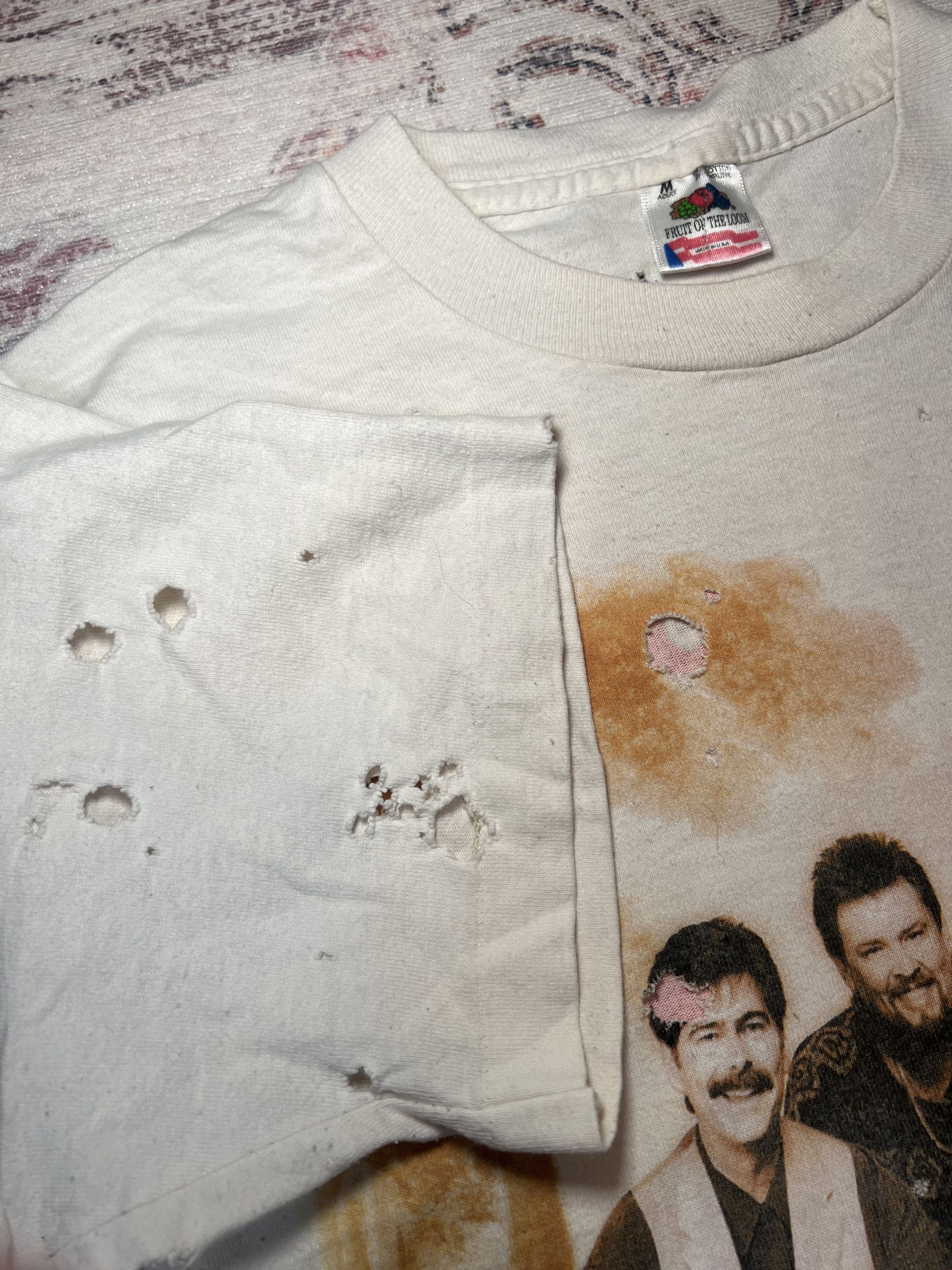 Band Tees Vintage 90's Thrashed Alabama Country Music Tour Band Tee Size US M / EU 48-50 / 2 - 3 Thumbnail
