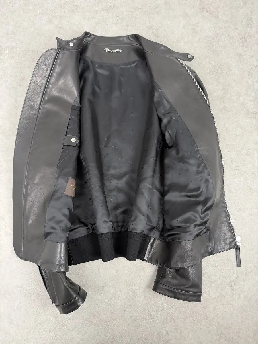 Louis Vuitton Louis Vuitton Black Premium Biker Leather Jacket Size US L / EU 52-54 / 3 - 7 Thumbnail