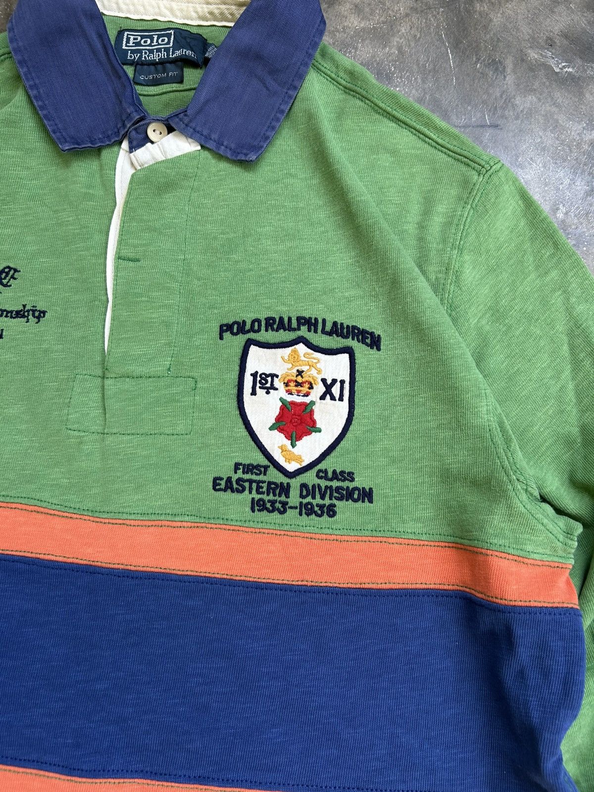 Polo Ralph Lauren 90s Polo Ralph Lauren Rugby Long Sleeve Shirt Size US S / EU 44-46 / 1 - 2 Thumbnail