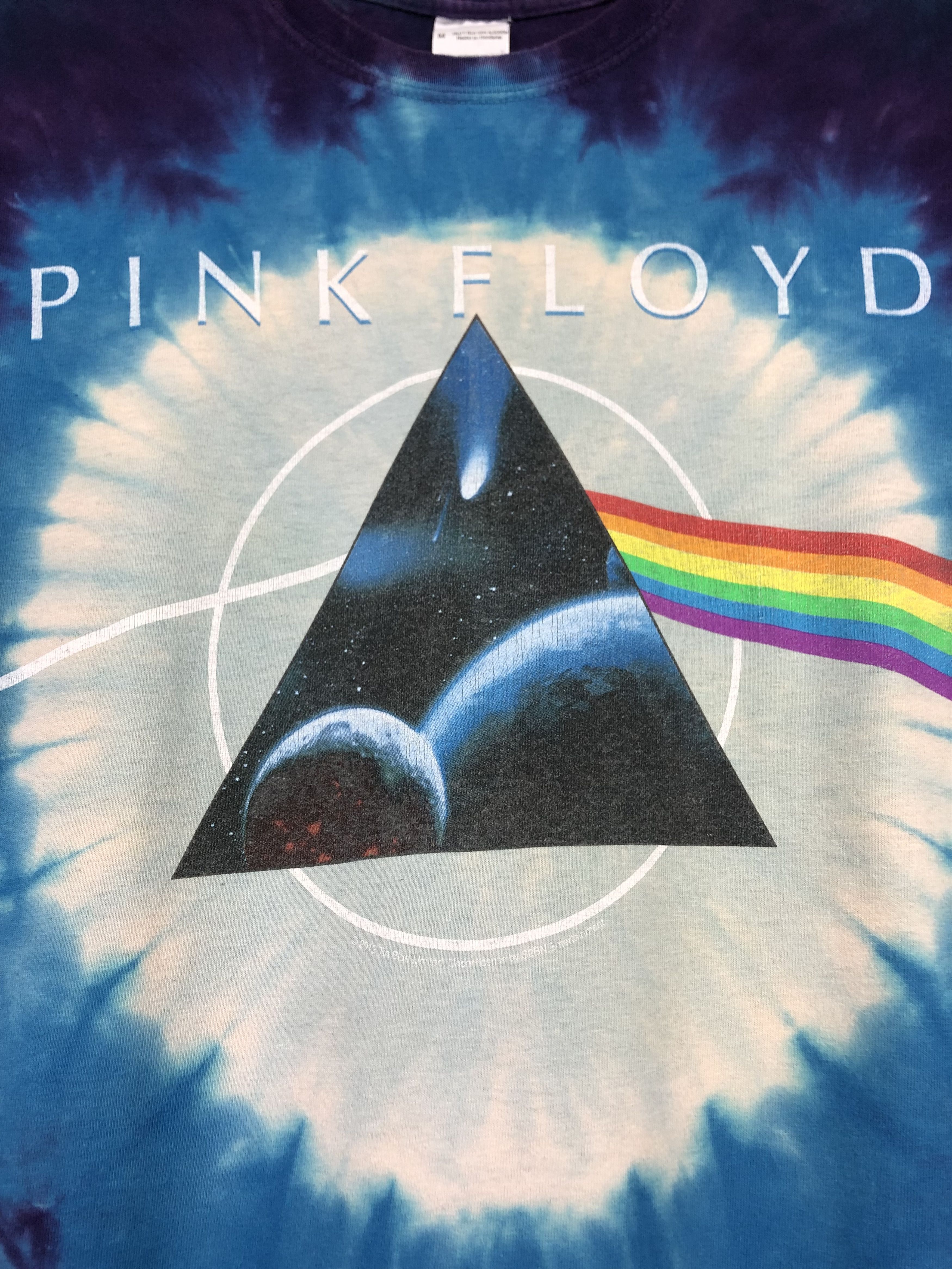 Band Tees Vintage Pink Floyd Tee Dark Side Of the Moon Over Print Size US M / EU 48-50 / 2 - 8 Thumbnail
