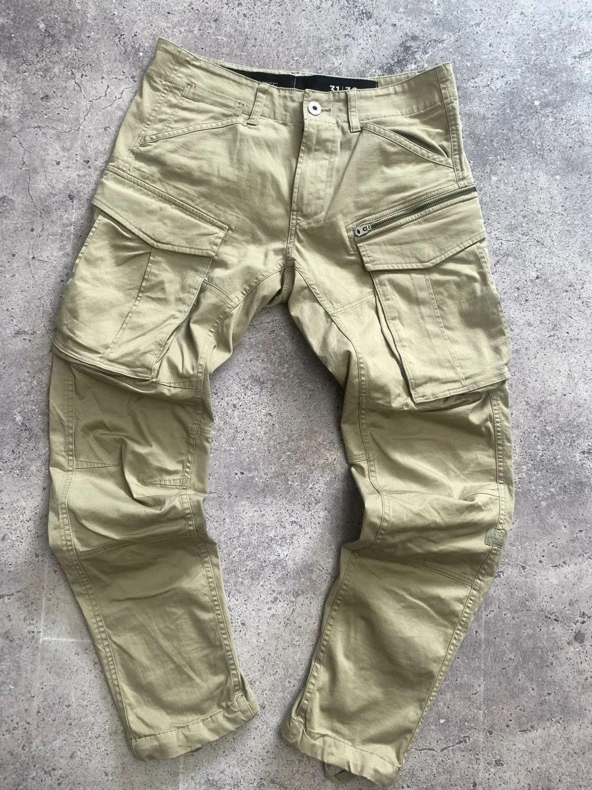 G-Star Archival Avant-Garde Brown Casual Pants Size US 31 - 2 Thumbnail