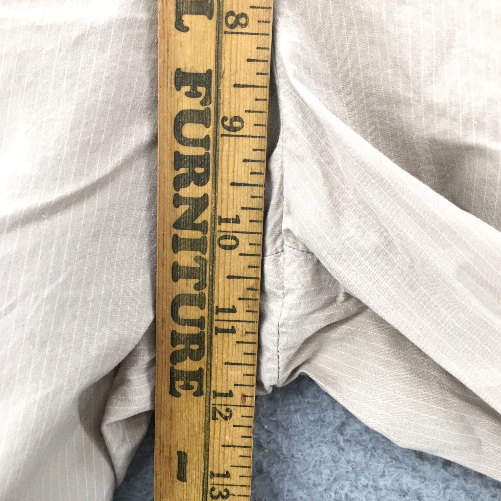 Calvin Klein Calvin Klein Capri Pants Womens 10 Beige Flat Front Straight Leg Mid Rise Zip Size 32" / US 10 / IT 46 - 7 Thumbnail