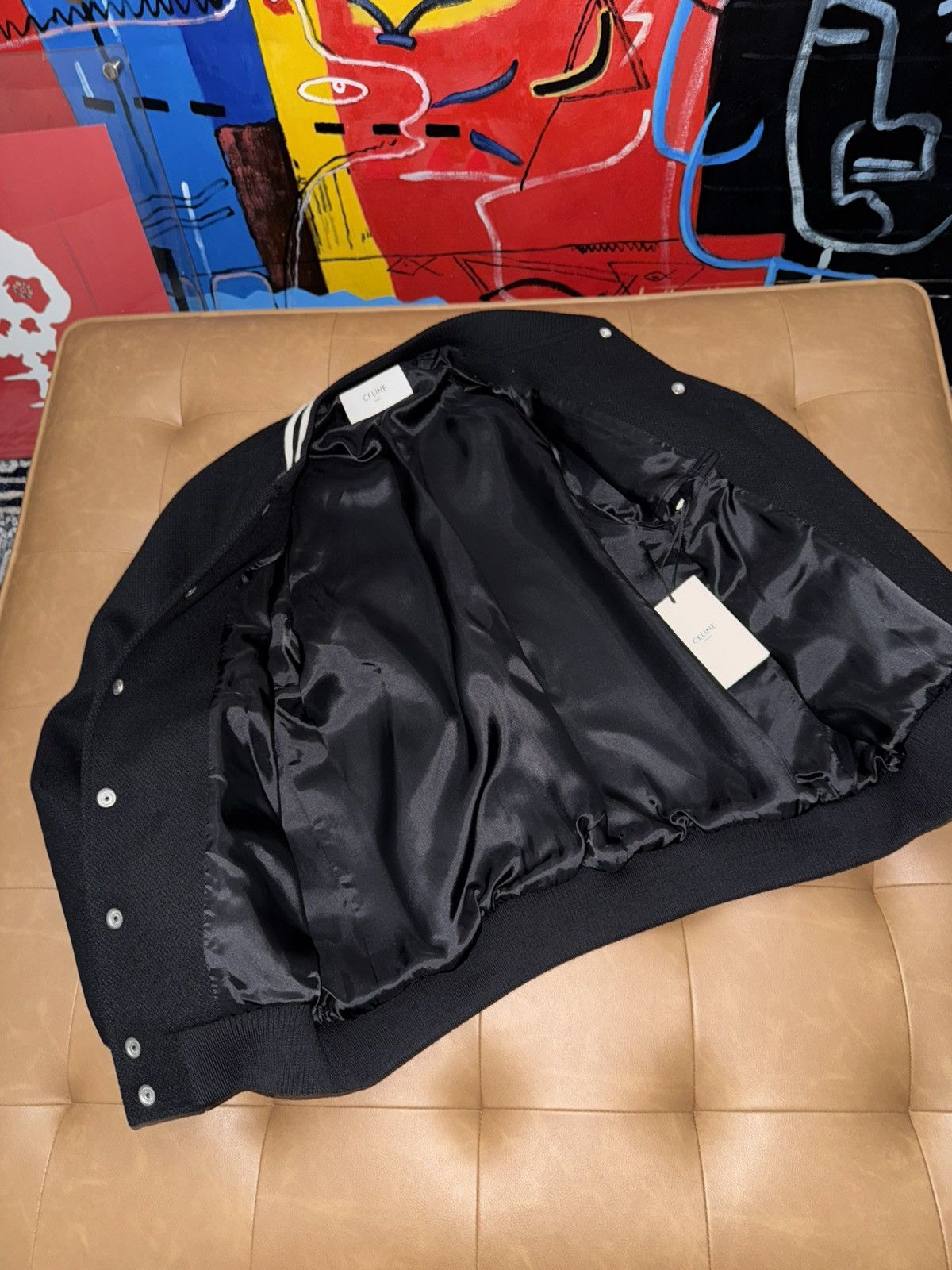 Celine Celine logo teddy jacket 50 Size US L / EU 52-54 / 3 - 5 Thumbnail