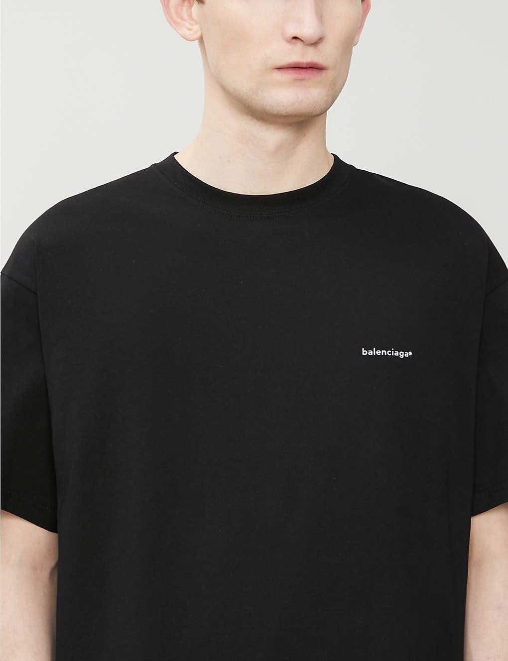 Balenciaga Small logo tee Size US XL / EU 56 / 4 - 3 Thumbnail