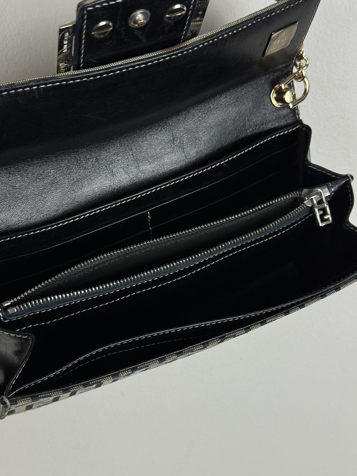 Fendi Shoulder leather bag Fendi FF monogram original rare item Size ONE SIZE - 8 Thumbnail