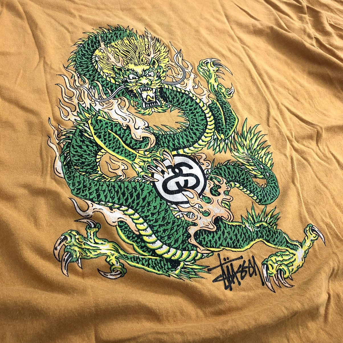 Stussy 1990s Vintage Stussy Dragon Tee Size US M / EU 48-50 / 2 - 2 Thumbnail