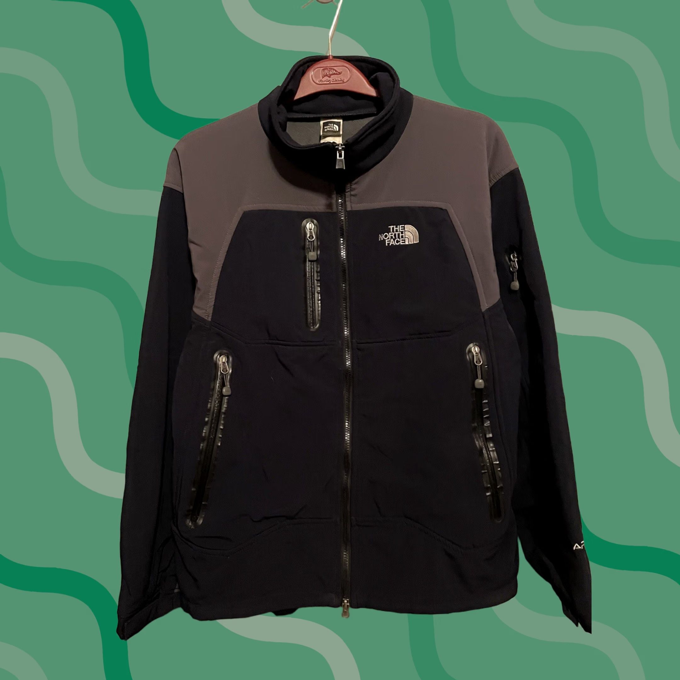 The North Face VINTAGE The North Face Apex Bionic Softshell Jacket L Blue Men Regular Full Zip Embroidered Logo Zipper Size US L / EU 52-54 / 3 - 1 Thumbnail