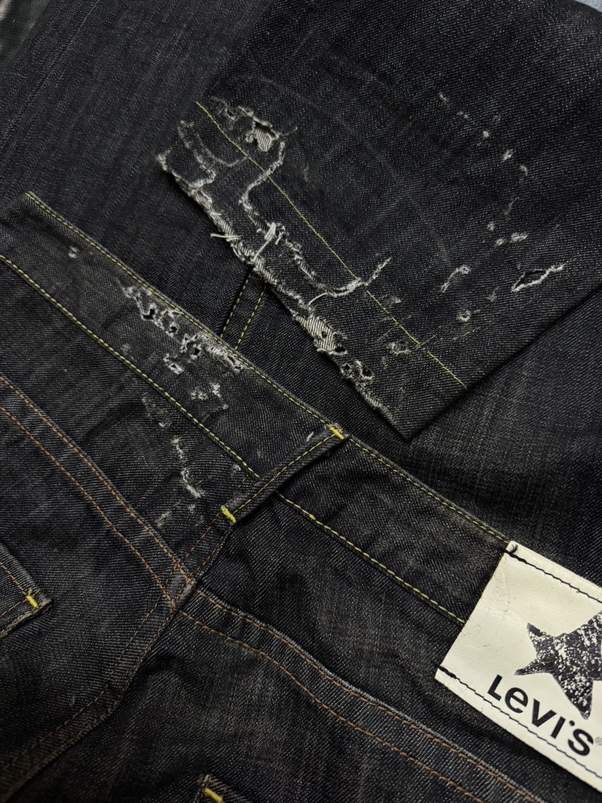 Levi's Vintage 00s Levi’s Black 521-00 Japanese Denim Jeans | W32 Size US 32 / EU 48 - 14 Thumbnail