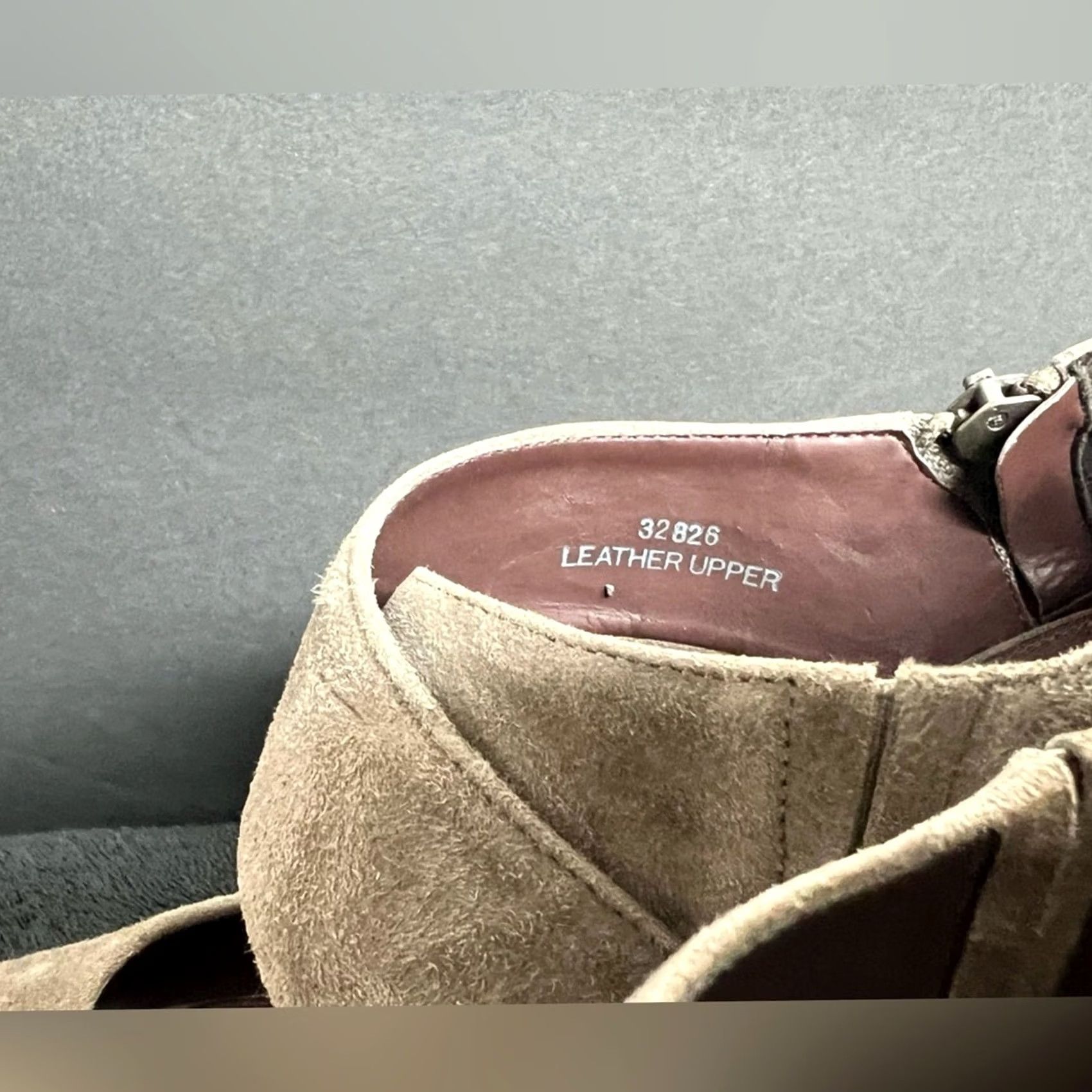 J.Crew J. Crew Strappy Platform Heels Sz. 6 Gray Taupe Suede Leather ITALY Women Shoes Size US 6 / IT 36 - 4 Thumbnail