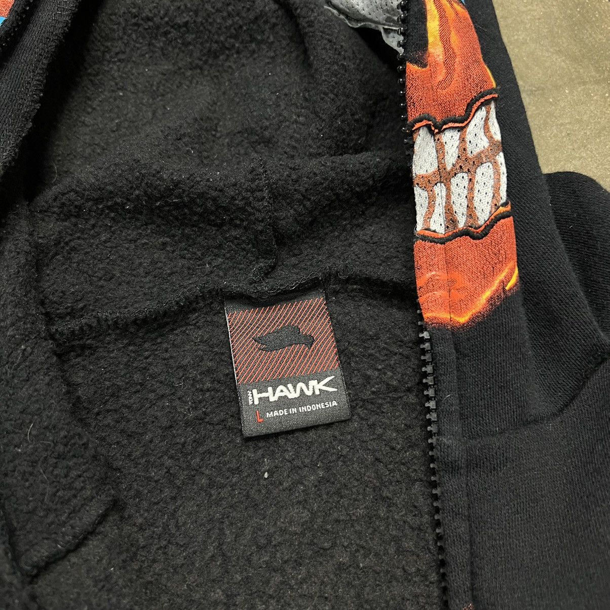 Tony Hawk × Vintage Vintage Y2K Tony Hawk Full Zip Bapesta Style Hoodie Cyber Size US S / EU 44-46 / 1 - 7 Thumbnail