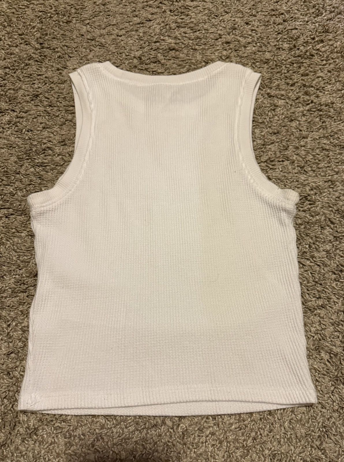 Hollister Hollister White Ribbed Tank Top – Women’s Size S Size S / US 4 / IT 40 - 2 Thumbnail