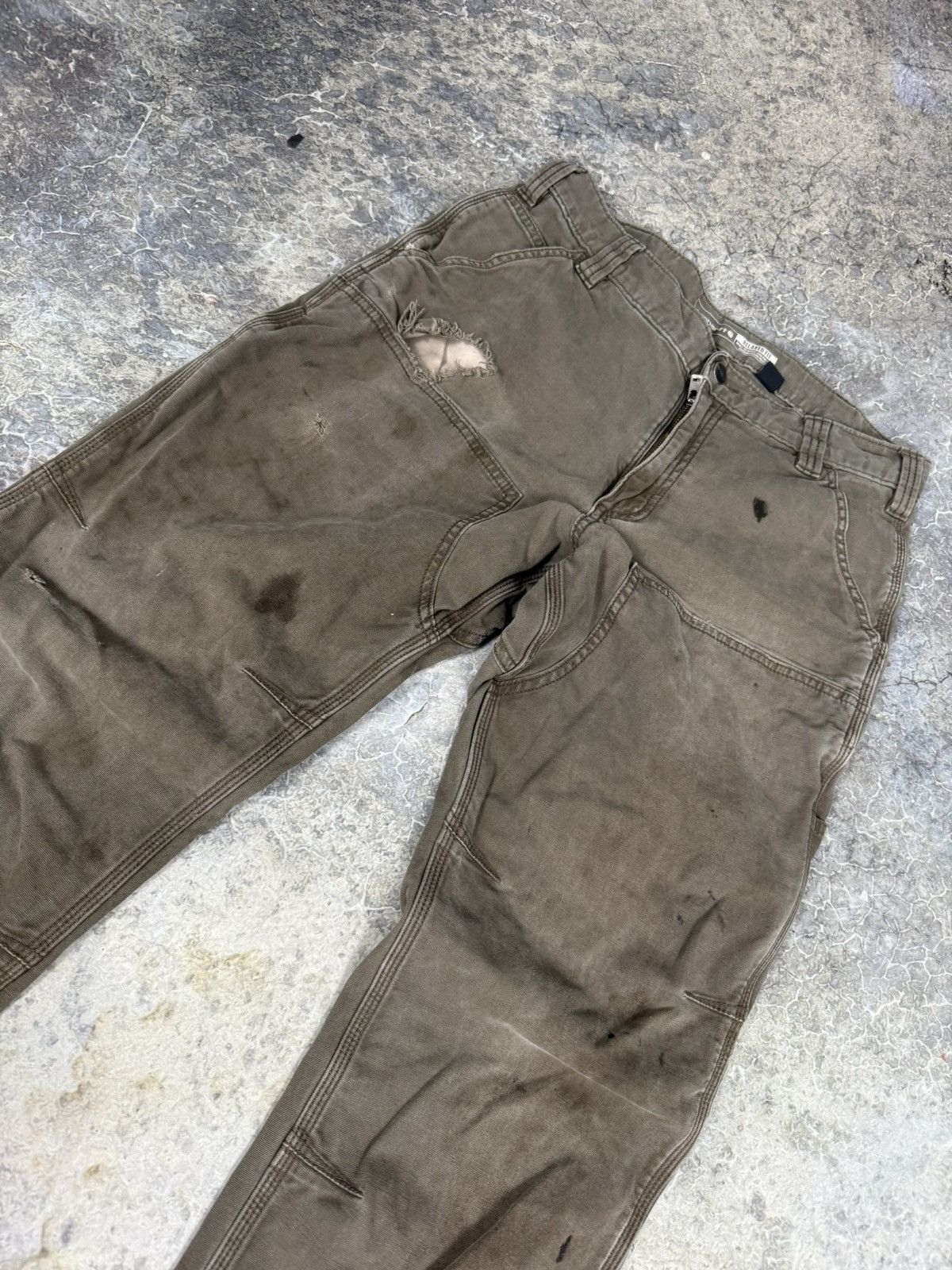 Carhartt × Vintage Vintage Thrashed Painter Carhartt Pants Size US 34 / EU 50 - 9 Thumbnail