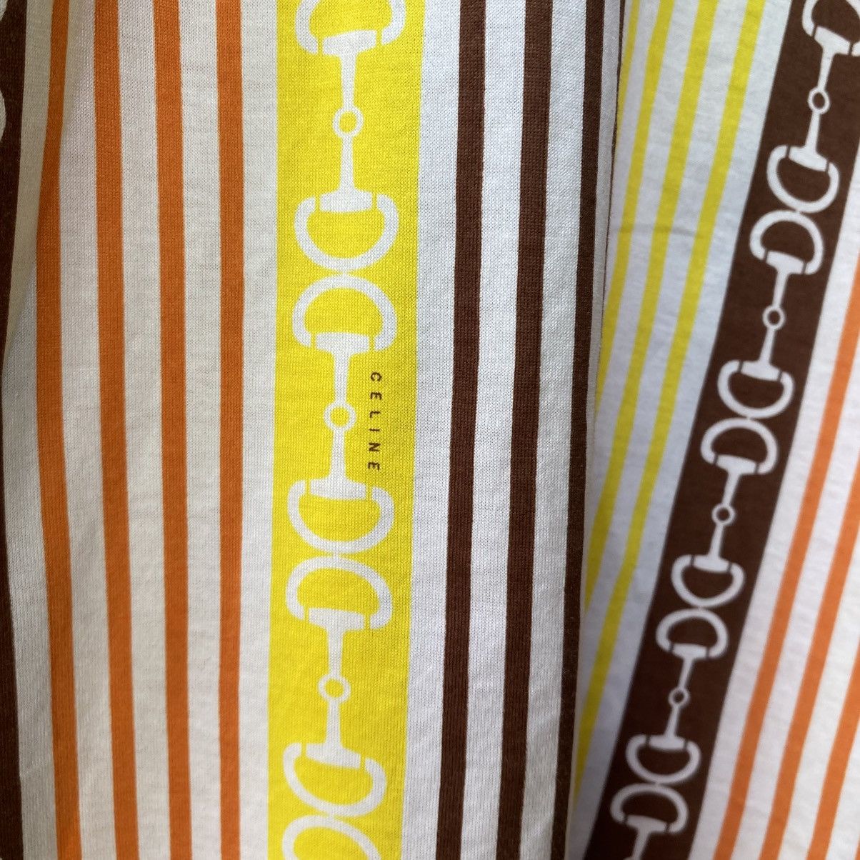 Celine CELINE etro Chain Stripe Button-Up Shirt Size XS / US 0-2 / IT 36-38 - 10 Thumbnail