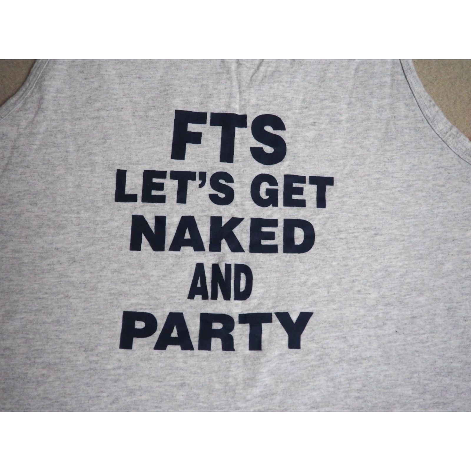 Gildan VINTAGE Gildan T-Shirt Shirt XL Gray Tank Top Funny Heathen Joke Graphic Print Size US XL / EU 56 / 4 - 6 Thumbnail