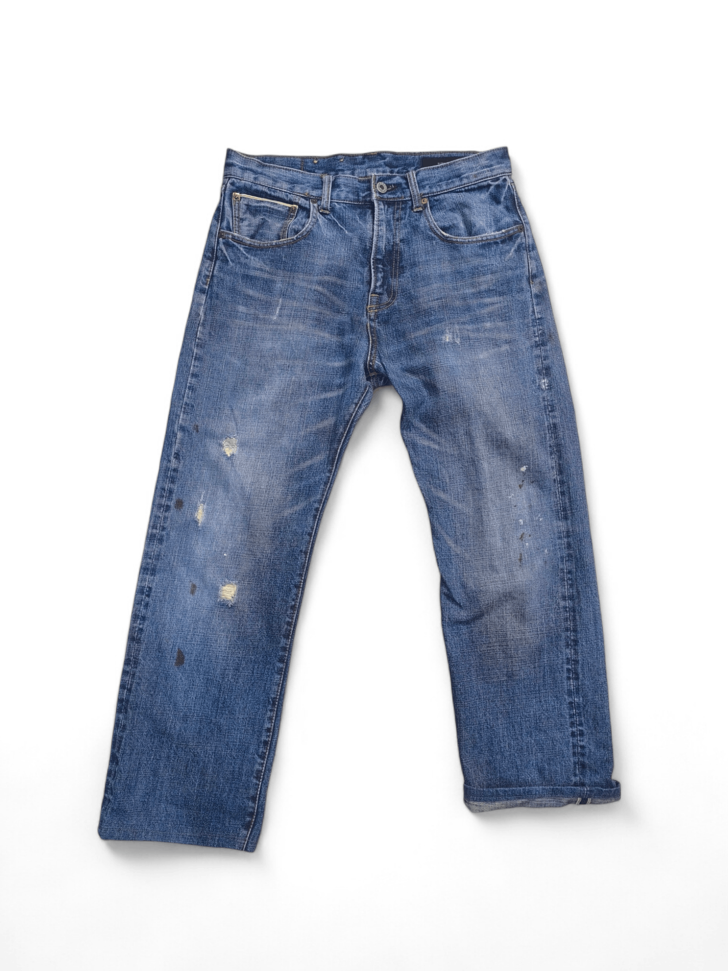 Selvedge Denim International Denim Brands GLOBAL WORK DISTRESSED