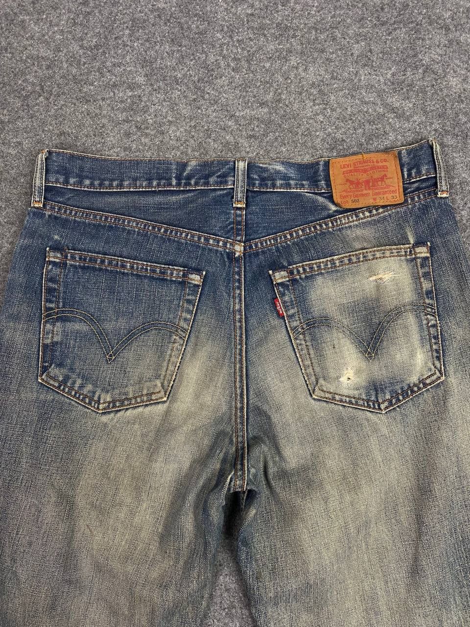 Levi's vintage levis 502 rusty distressed denim nice design Size US 36 / EU 52 - 3 Thumbnail